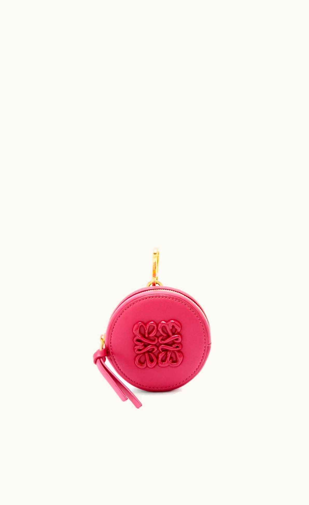 Loewe Inflated Anagram Cookie Charm In Silk Calfskin UZ0129411