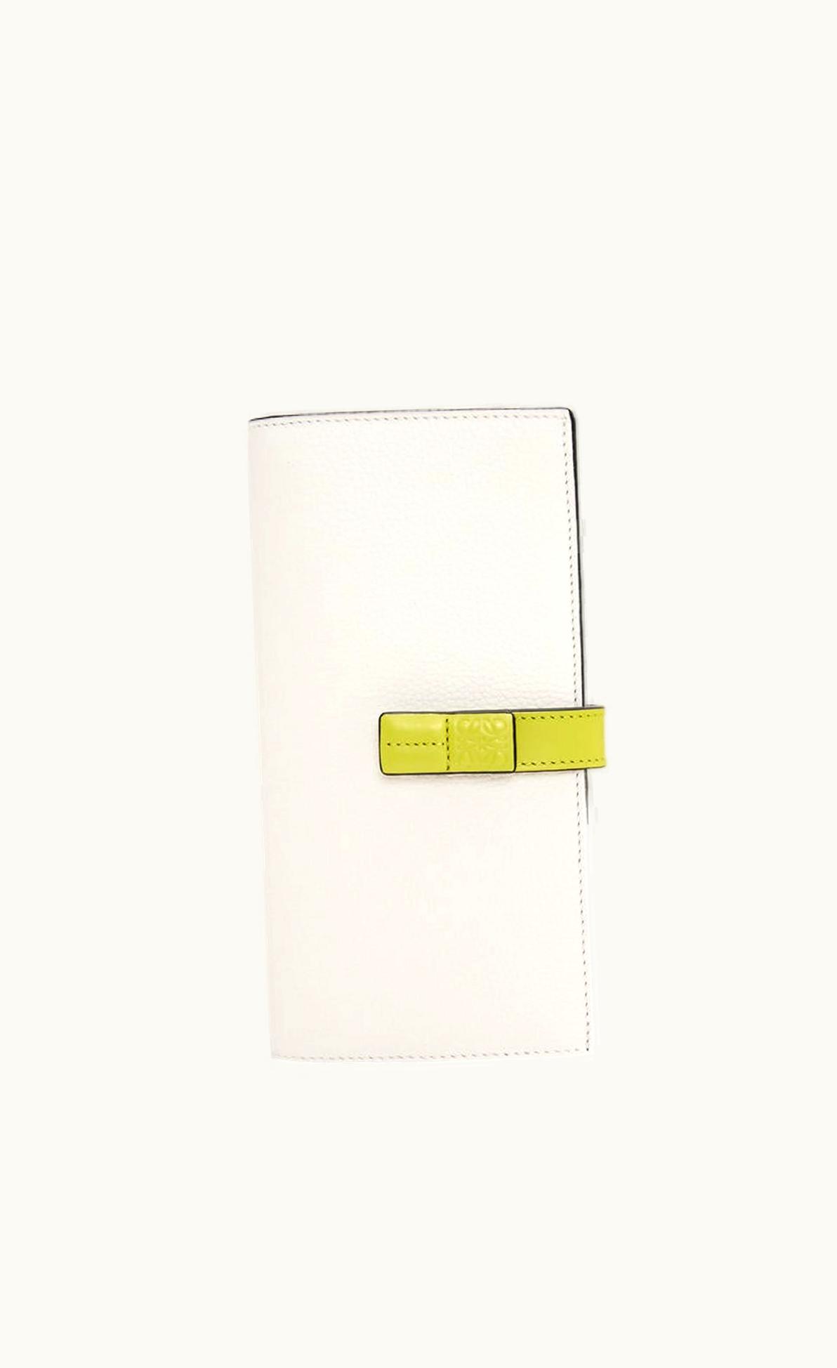 Loewe Large Vertical Wallet In Grained Calfskin UZ0129508