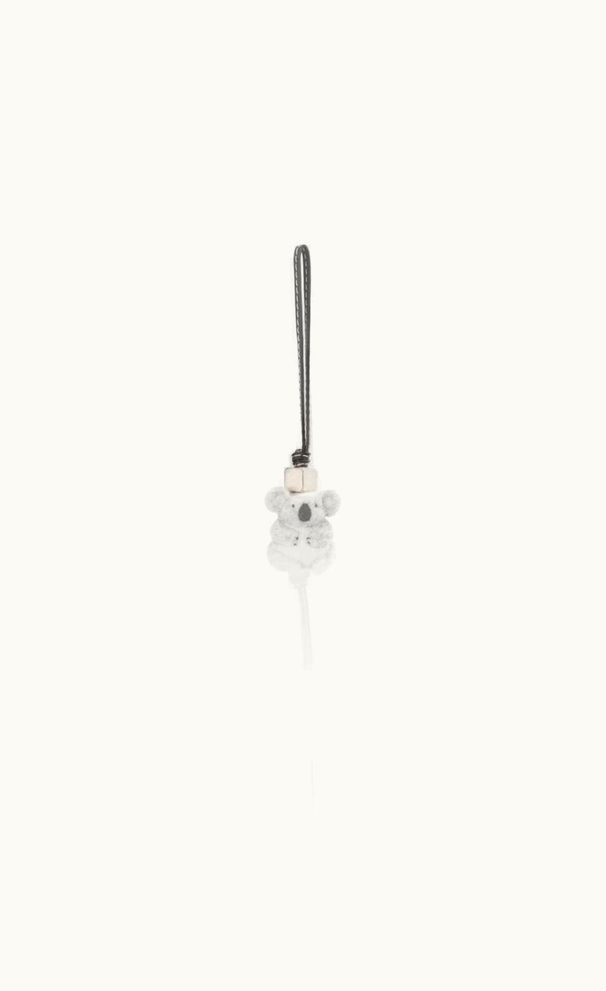 Loewe Koala Charm In Felt And Calfskin UZ0129519