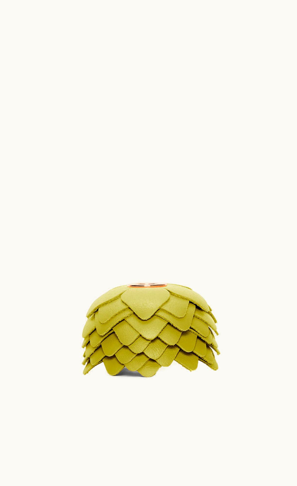 Loewe Small Flower Charm In Calfskin And Brass UZ0129549