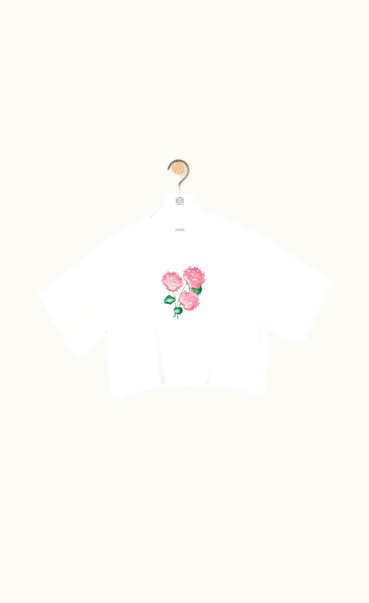 Loewe Cropped Flower Sweater In Viscose Cotton Blend UZ0129560