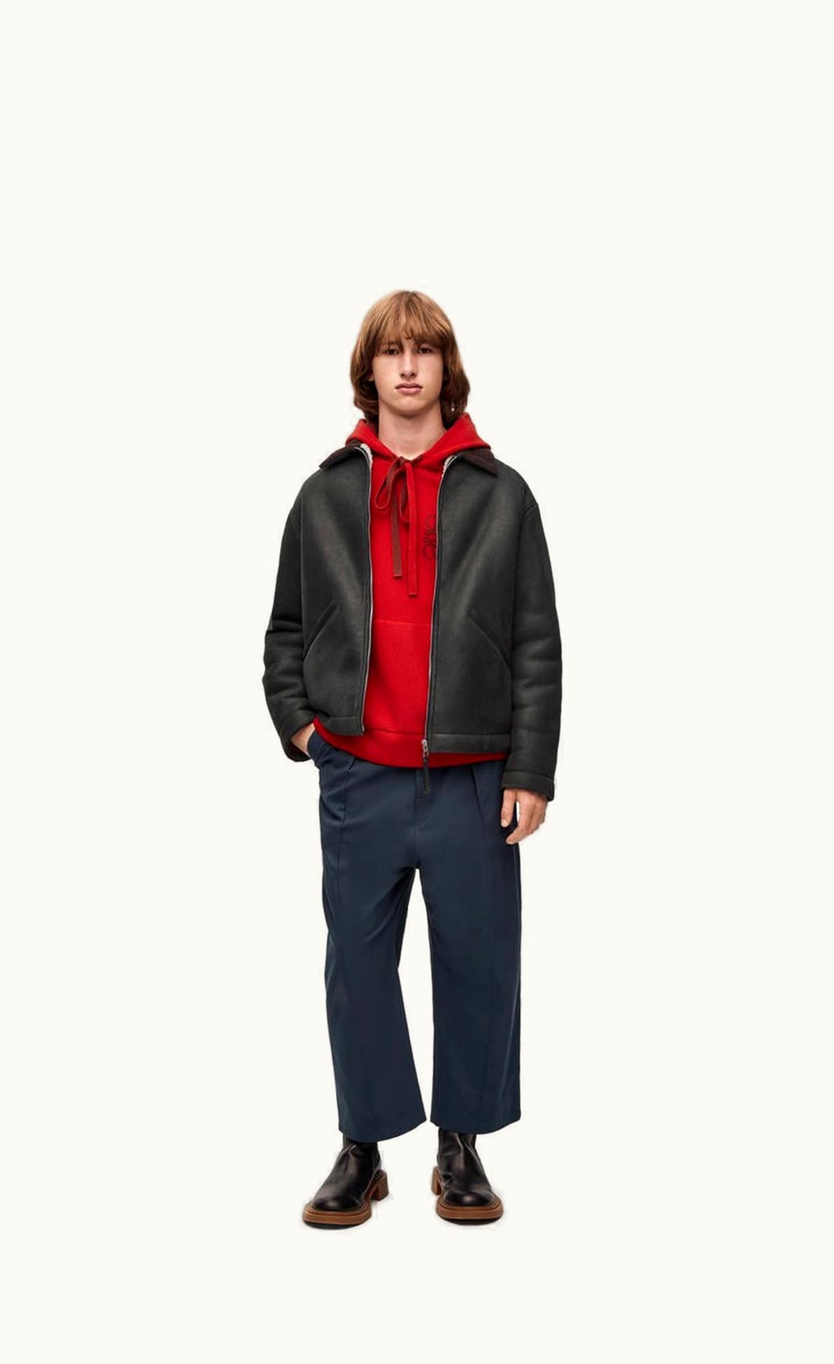 Loewe Workwear Jacket In Shearling UZ0129593