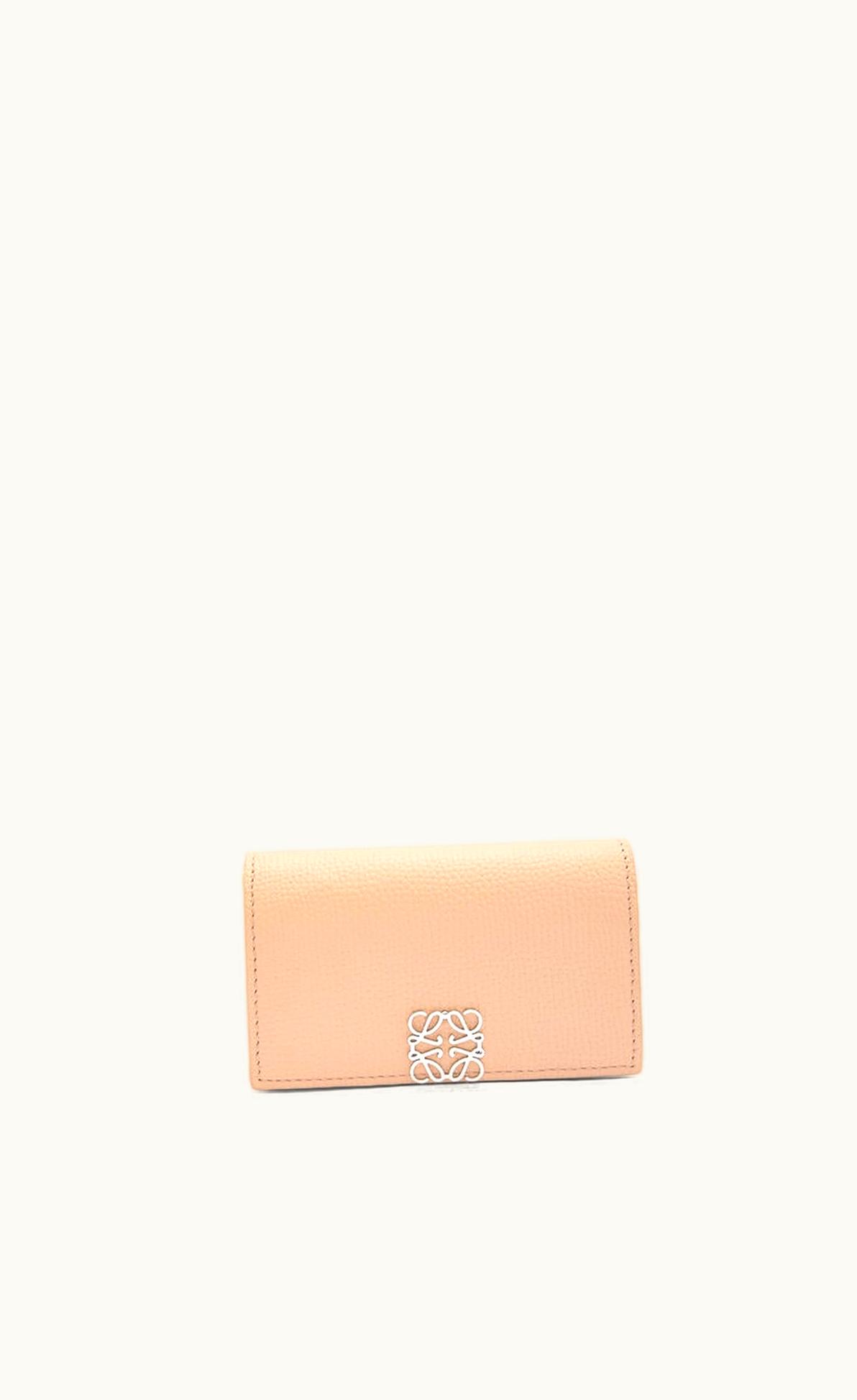 Loewe Anagram Business Cardholder In Pebble Grain Calfskin UZ0129606