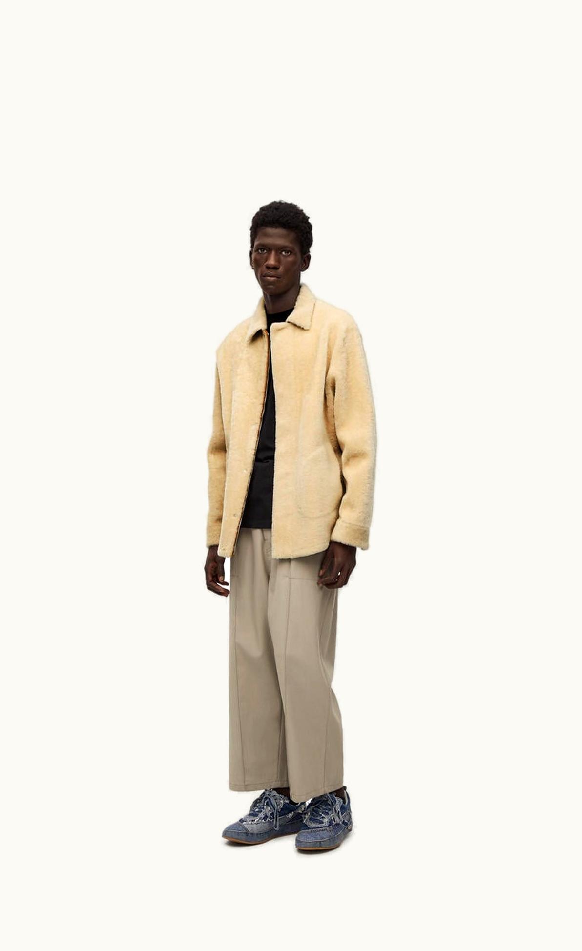 Loewe Overshirt In Shearling UZ0129660
