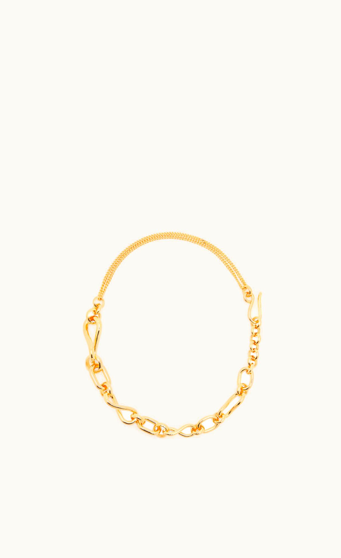 Loewe Chainlink Necklace In Sterling Silver UZ0129668