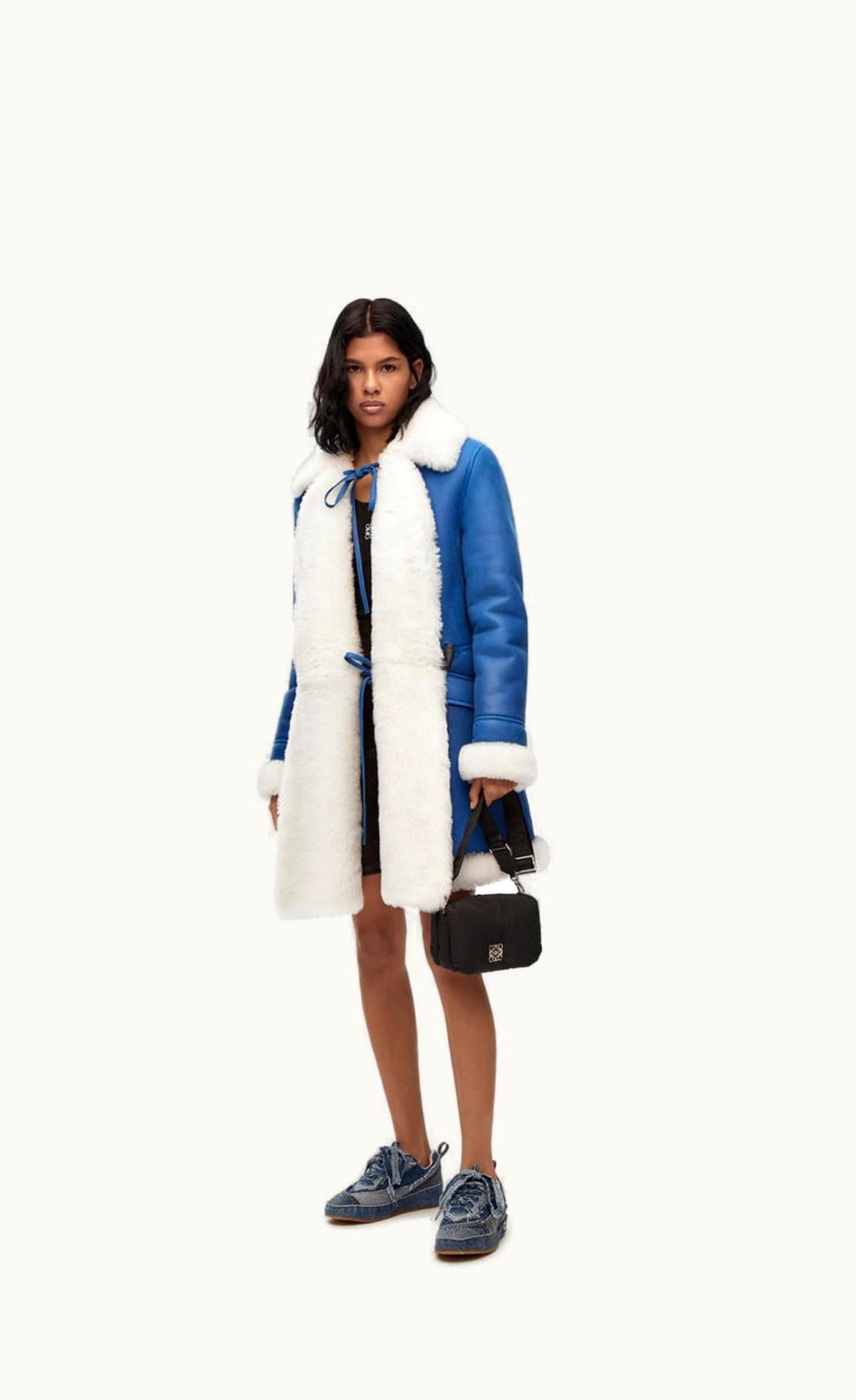 Loewe Coat In Shearling UZ0129688
