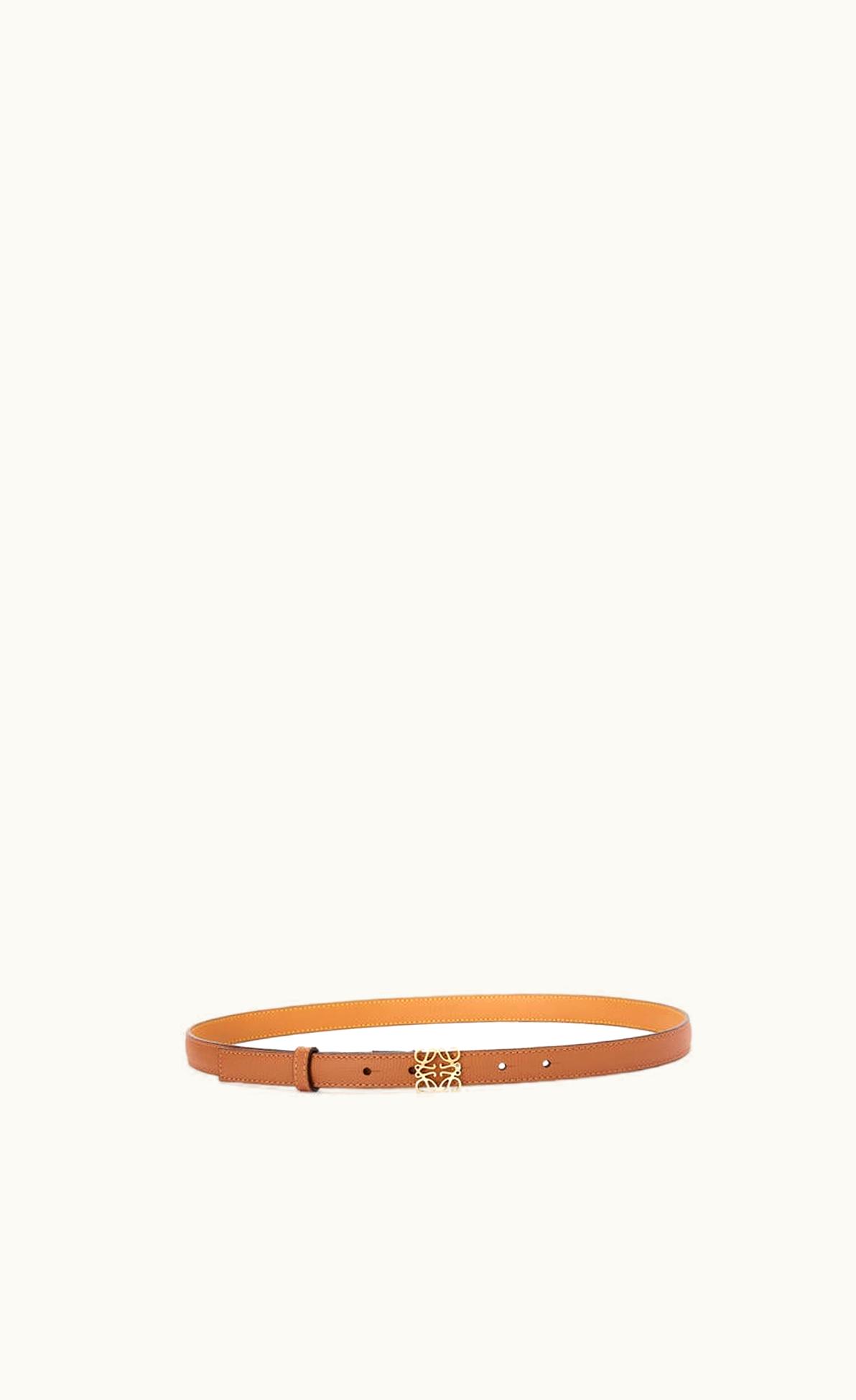 Loewe Anagram Belt In Pebble Grain Calfskin UZ0129696