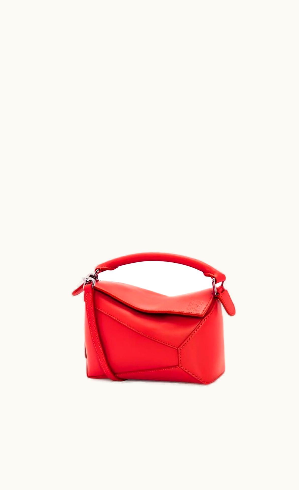 Loewe Mini Puzzle Edge Bag In Satin Calfskin UZ0129697