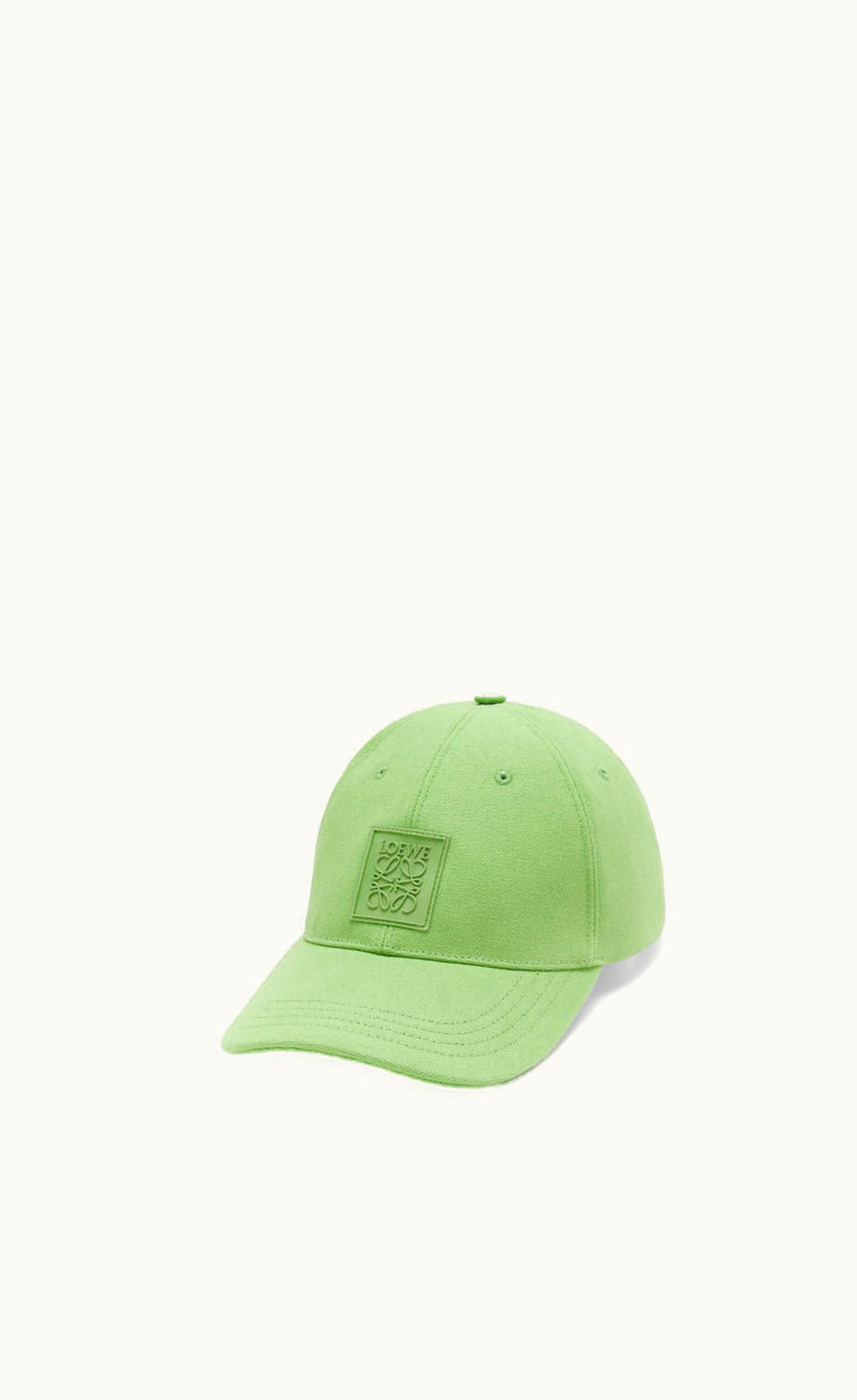 Loewe Patch Cap In Canvas UZ0129698