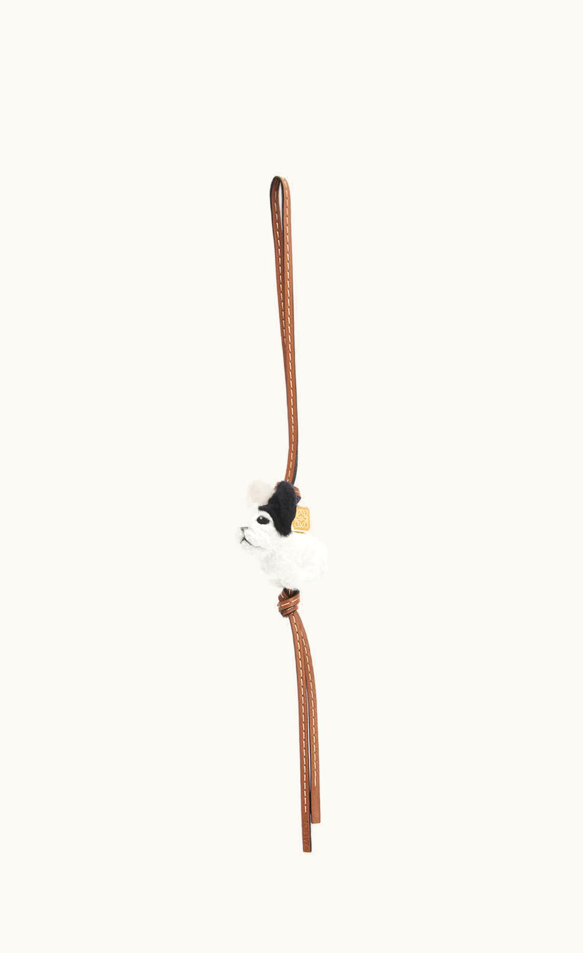 Loewe Puppy Charm In Felt And Calfskin UZ0129703