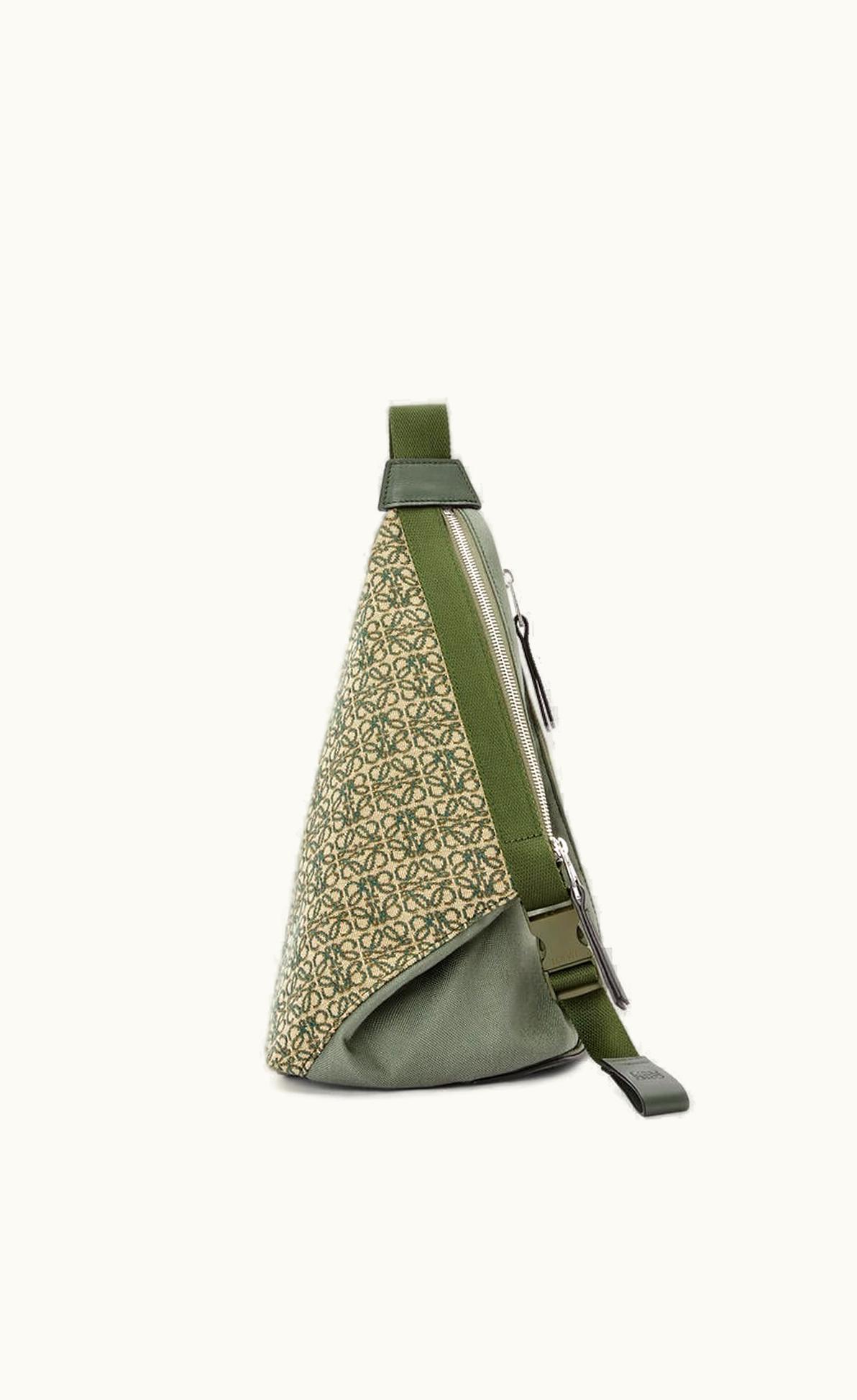 Loewe Anton Sling In Anagram Jacquard And Canvas