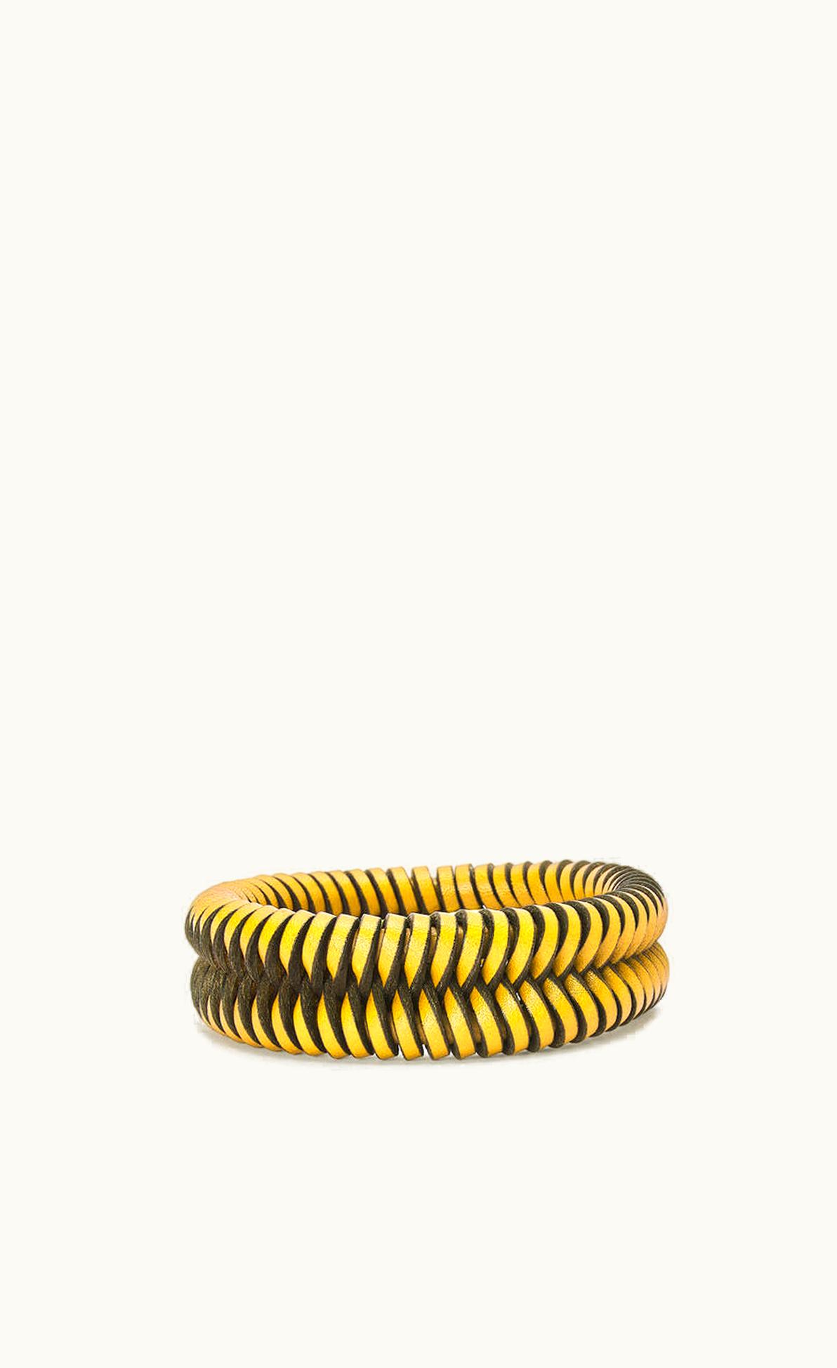 Loewe Interlock Bangle In Classic Calfskin UZ0129707