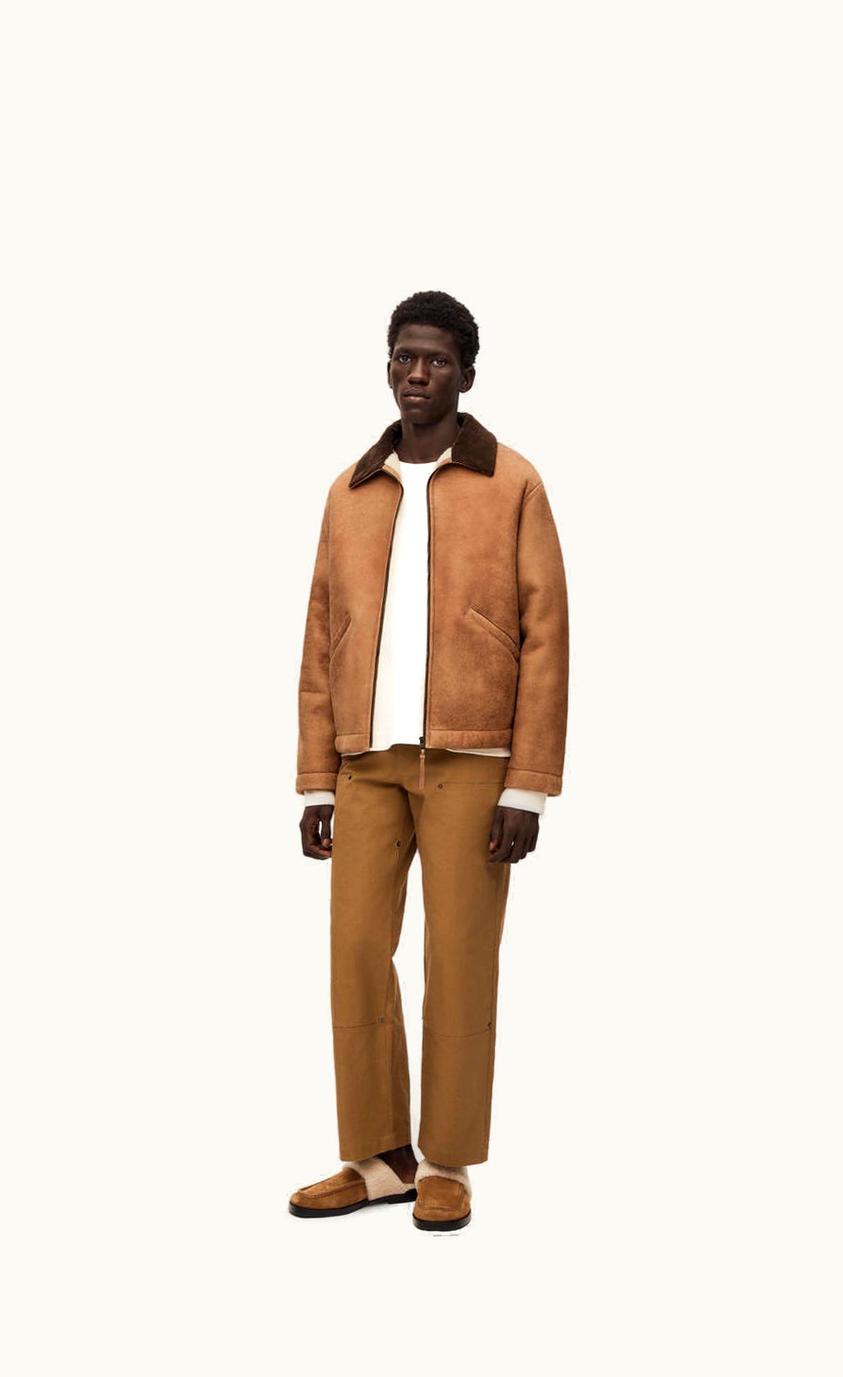 Loewe Workwear Jacket In Shearling UZ0129717