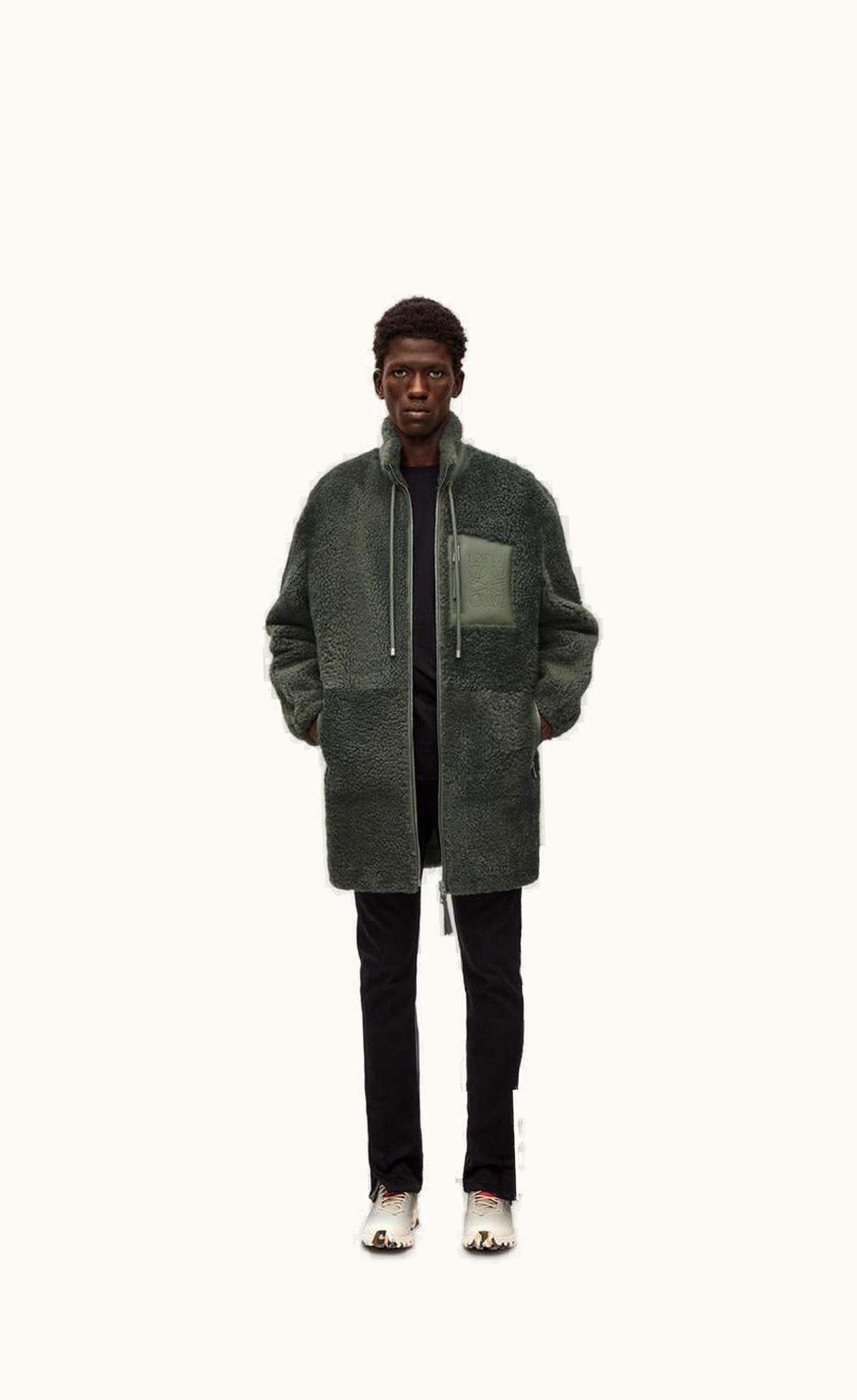 Loewe Long Jacket In Shearling UZ0129718