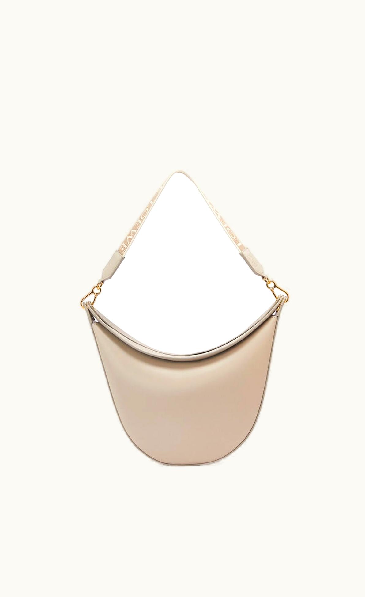 Loewe Luna Bag In Satin Calfskin And Jacquard UZ0129721