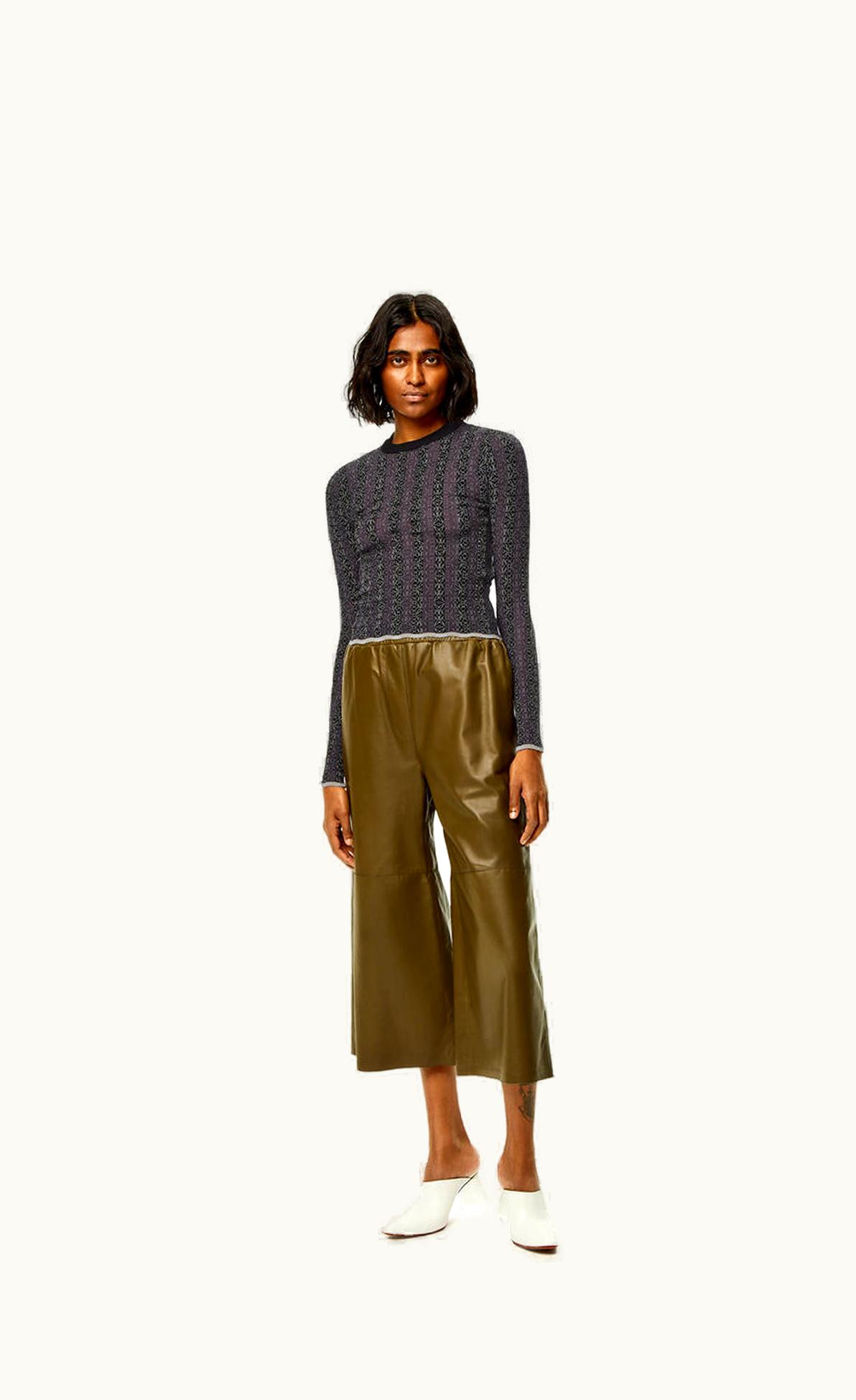 Loewe Anagram Devore Sweater In Viscose