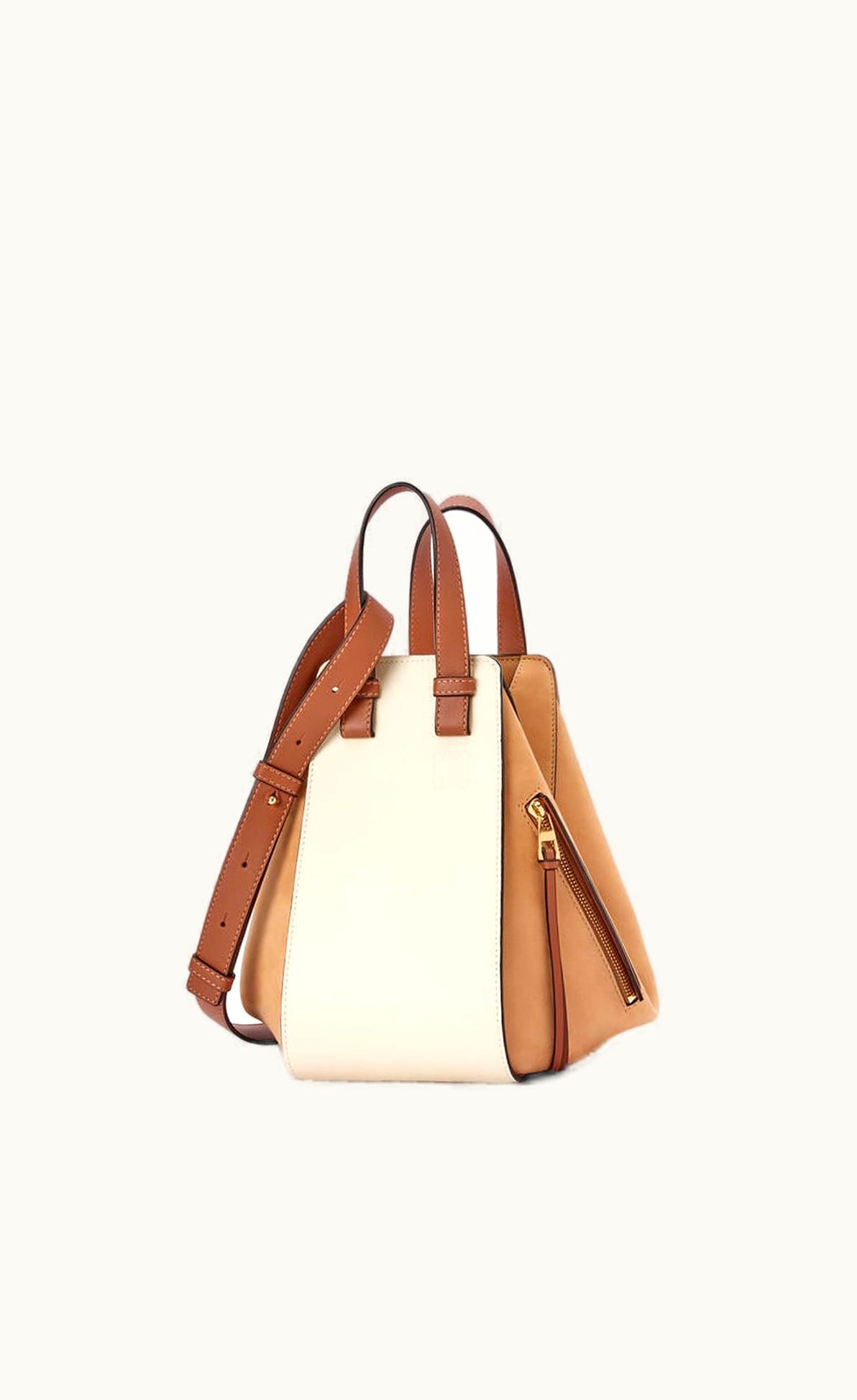 Loewe Small Hammock Bag In Classic Calfskin And Suede