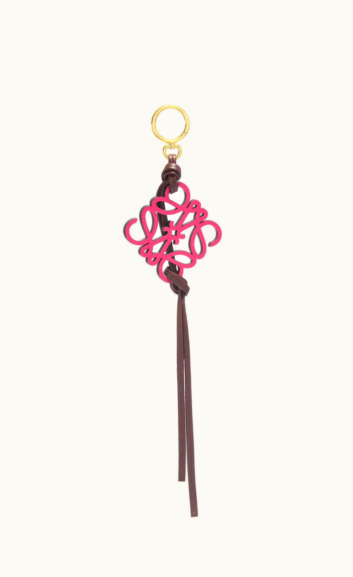 Loewe Anagram Charm In Classic Calfskin And Brass UZ0129734