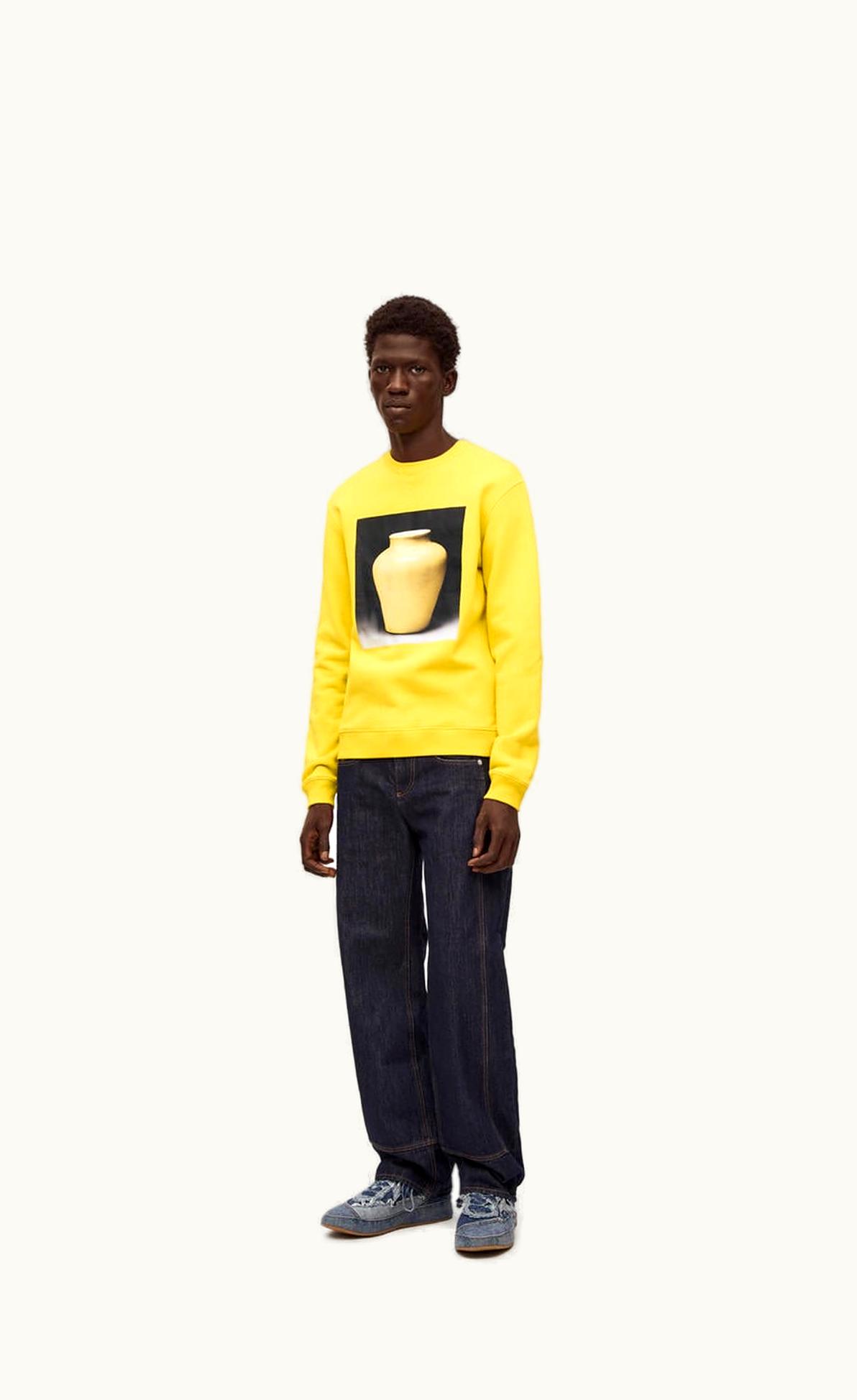 Loewe Ceramic Print Sweatshirt In Cotton UZ0129735