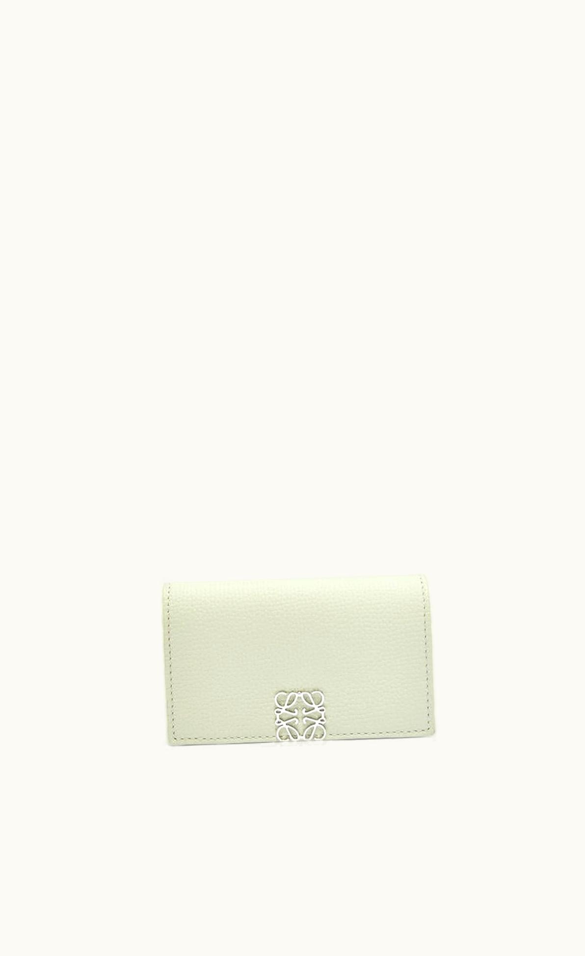 Loewe Anagram Business Cardholder In Pebble Grain Calfskin UZ0129737