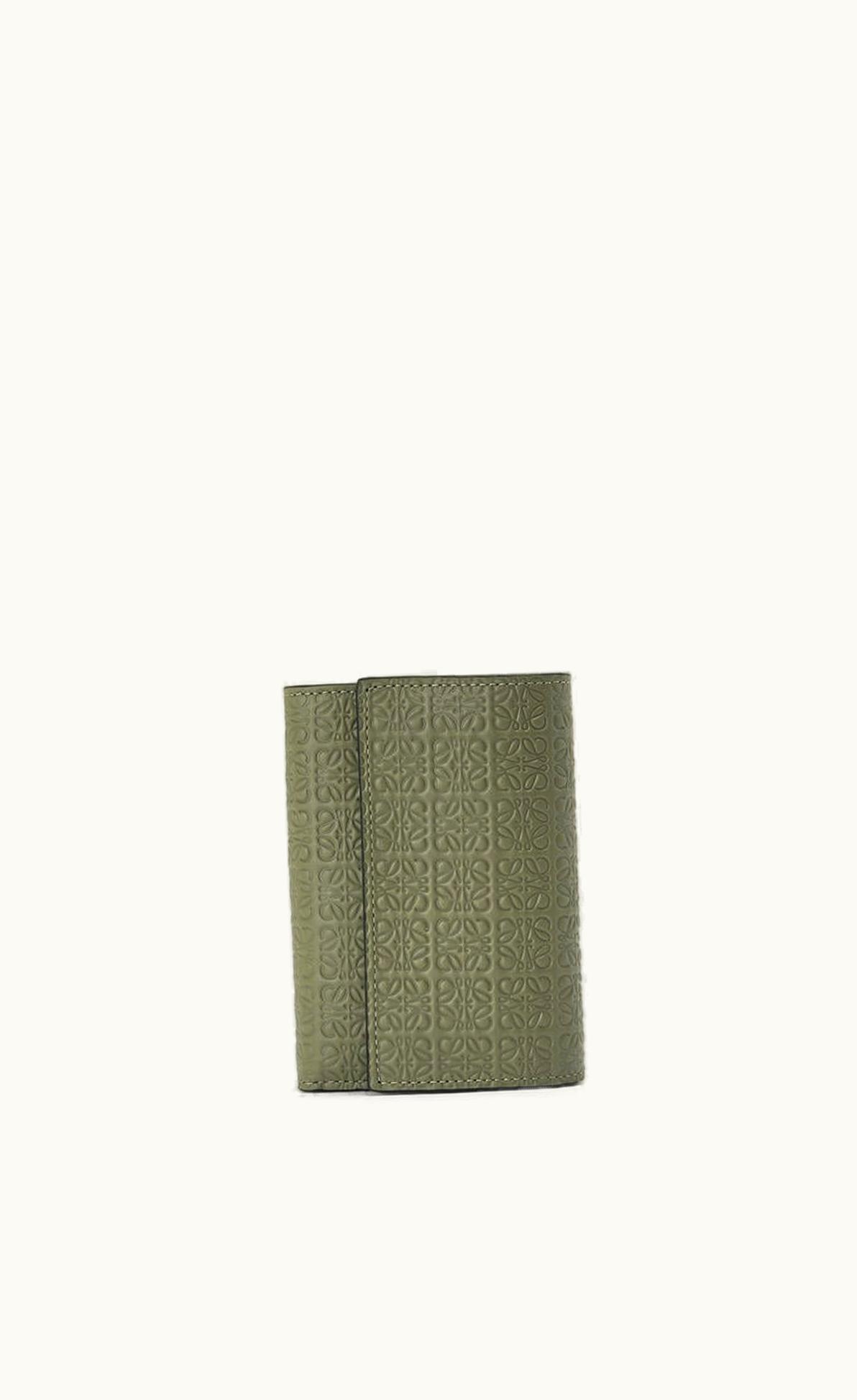 Loewe Repeat Small Vertical Wallet In Embossed Silk Calfskin UZ0129743