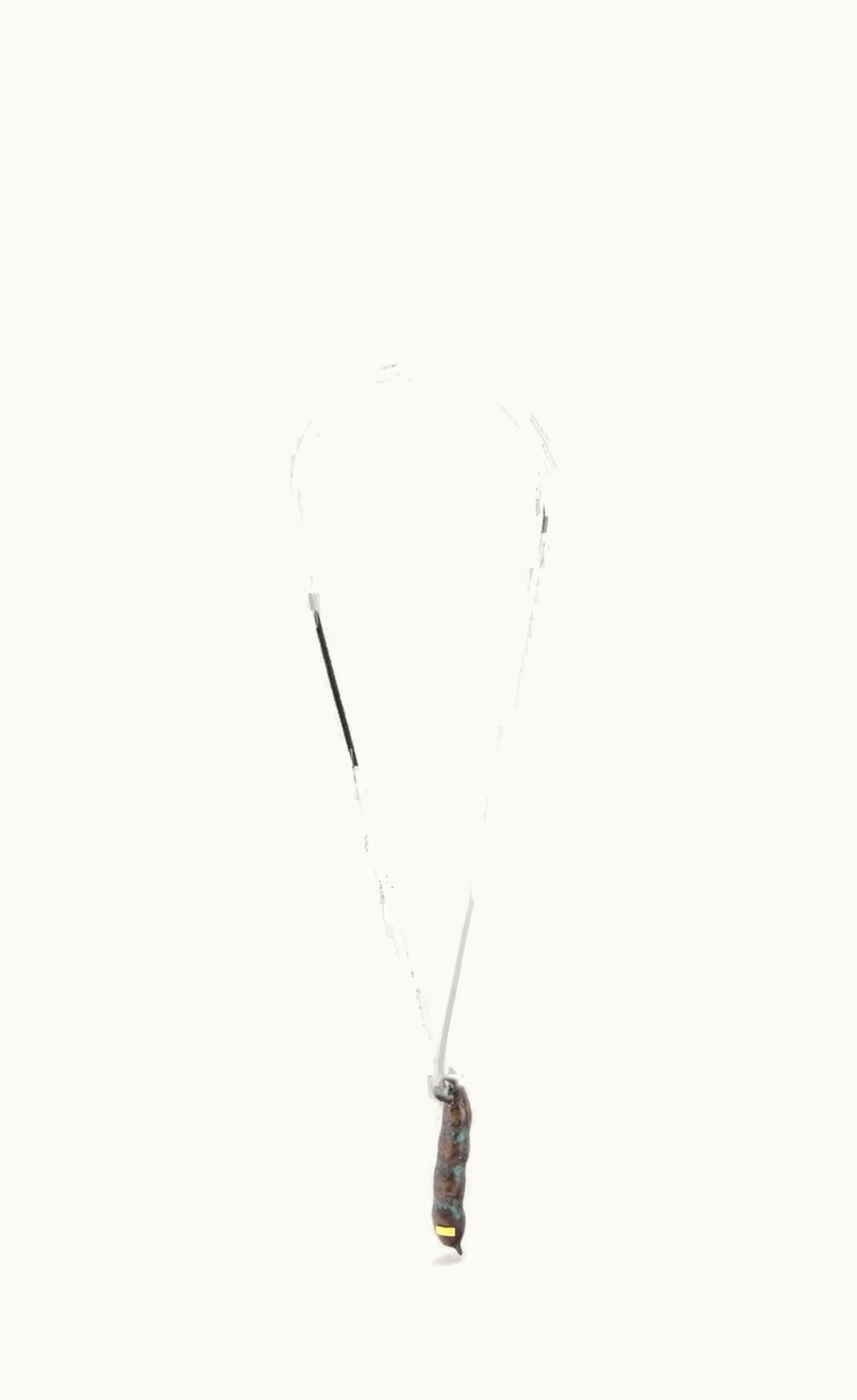 Loewe Bean Pendant In Calfskin And Brass UZ0129766