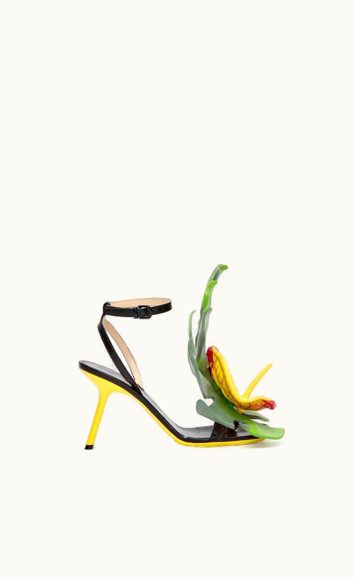 Loewe Petal Sandal In Lambskin UZ0129774