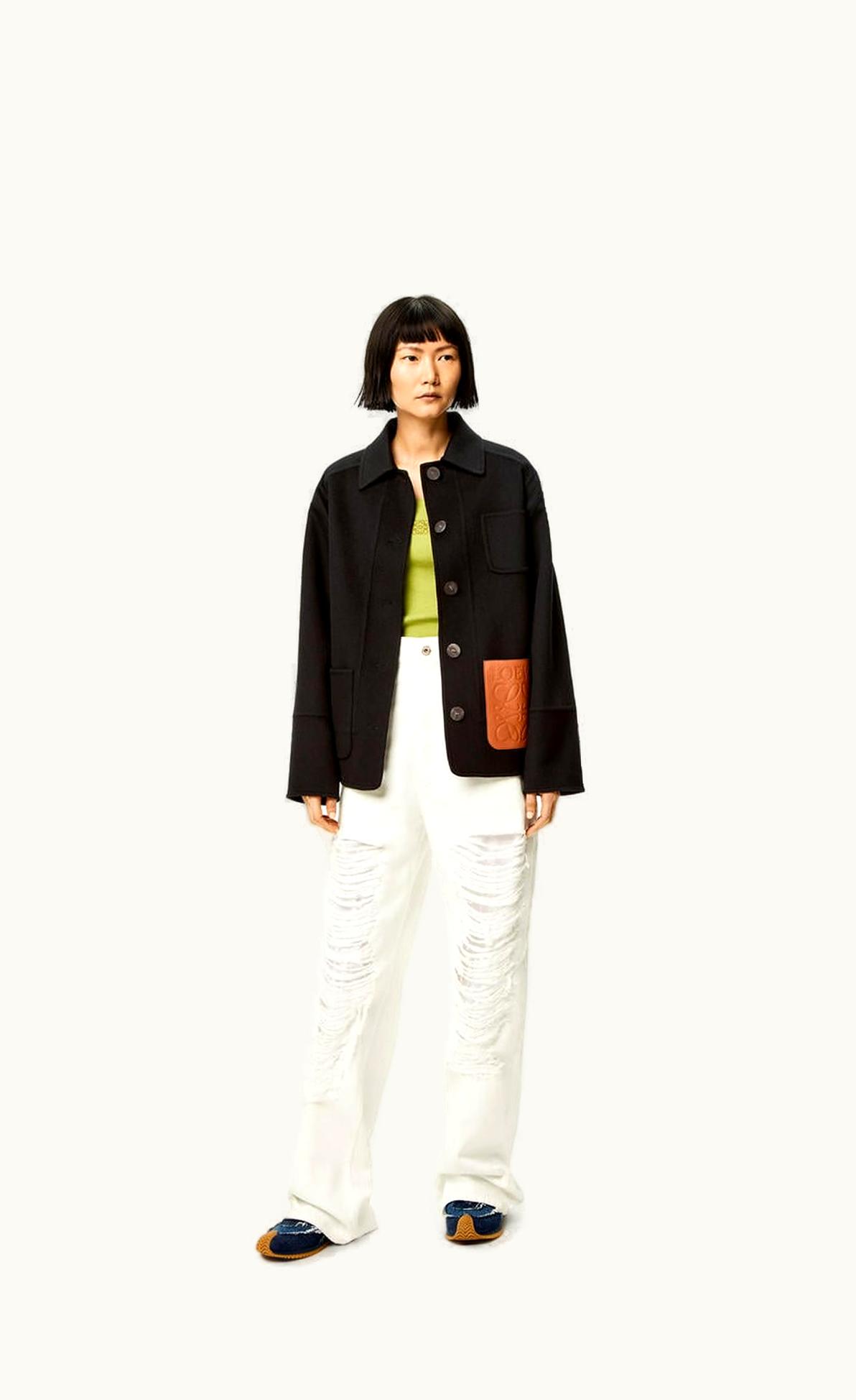 Loewe Workwear Jacket In Wool And Cashmere UZ0129892