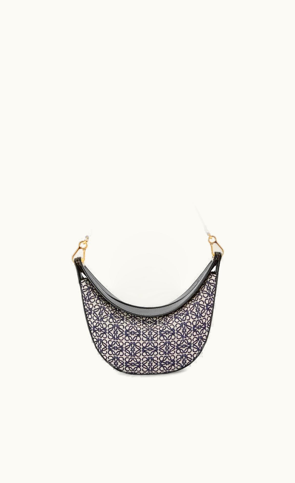Loewe Small Loewe Luna Bag In Anagram Jacquard And Classic Calfskin UZ0129893