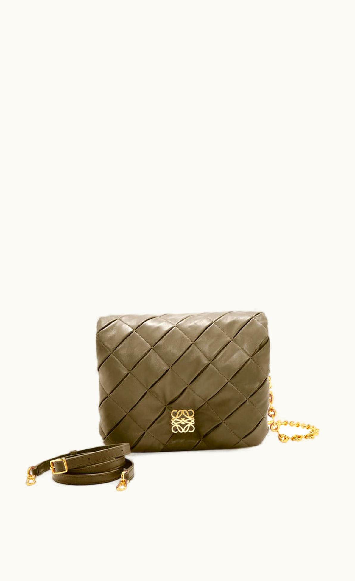 Loewe Puffer Goya In Pleated Shiny Nappa Lambskin UZ0129936