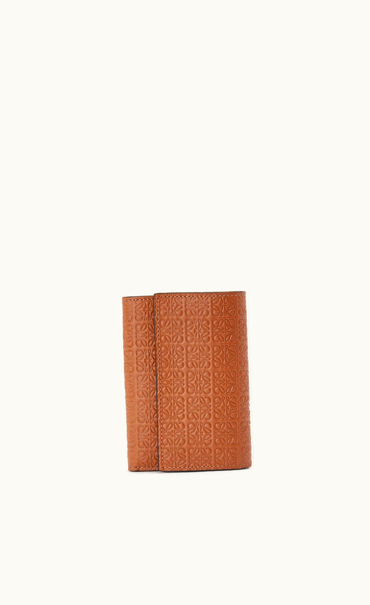 Loewe Repeat Small Vertical Wallet In Embossed Silk Calfskin UZ0130055