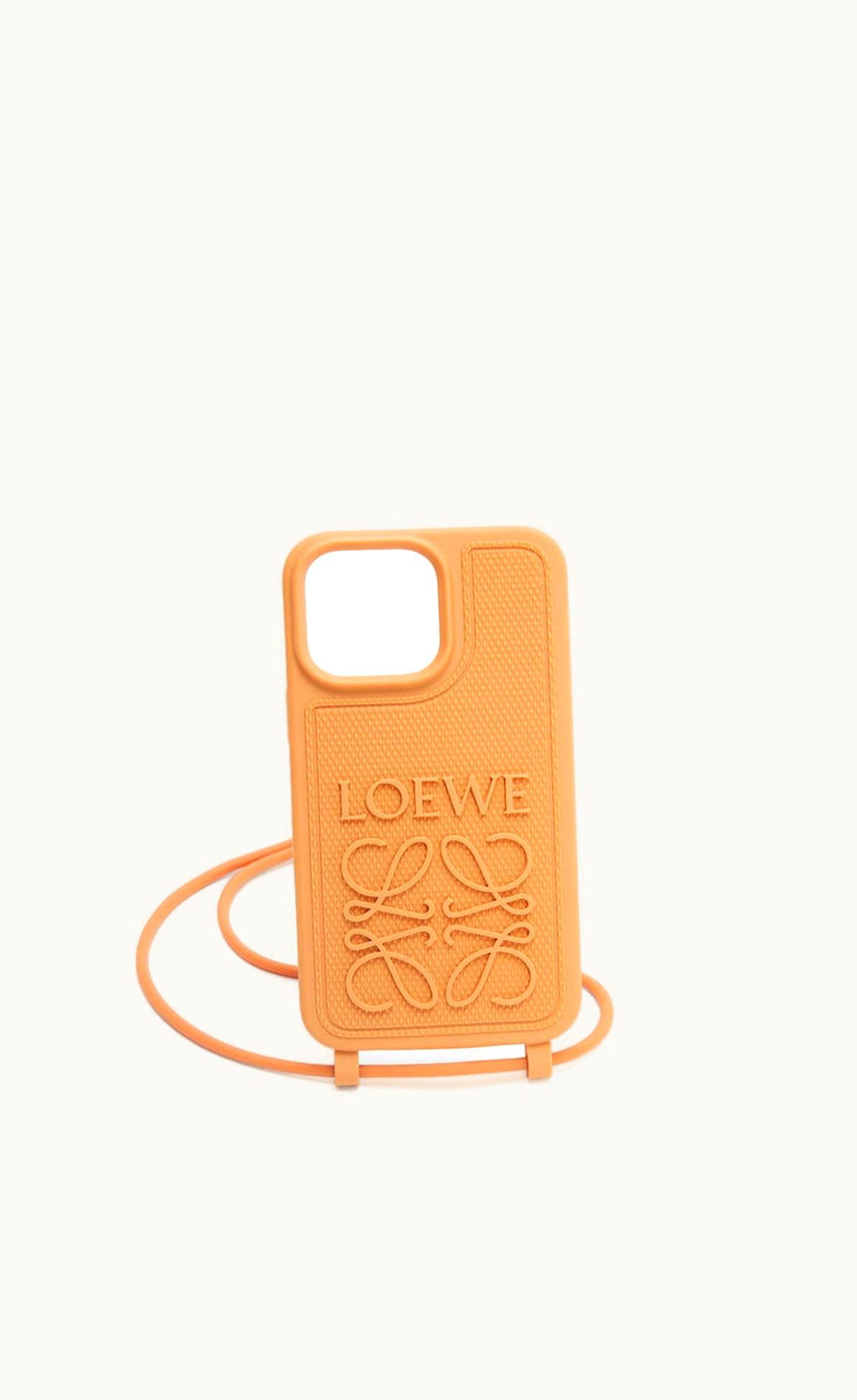Loewe Iphone 14 Pro Max Case In Diamond Rubber With A Strap UZ0130105