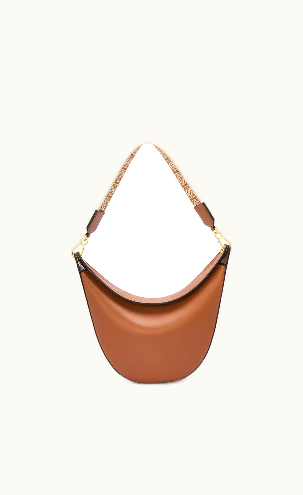 Loewe Luna Bag In Satin Calfskin And Jacquard UZ0130160