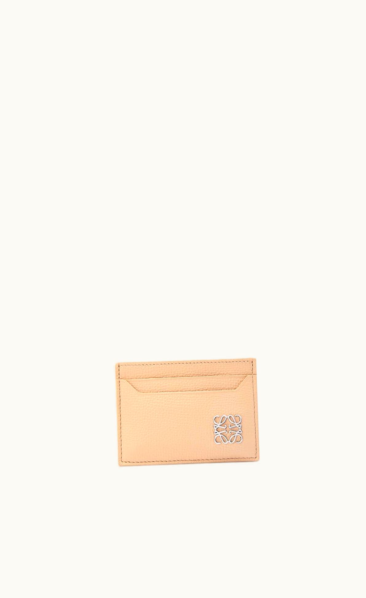 Loewe Anagram Plain Cardholder In Pebble Grain Calfskin UZ0130173