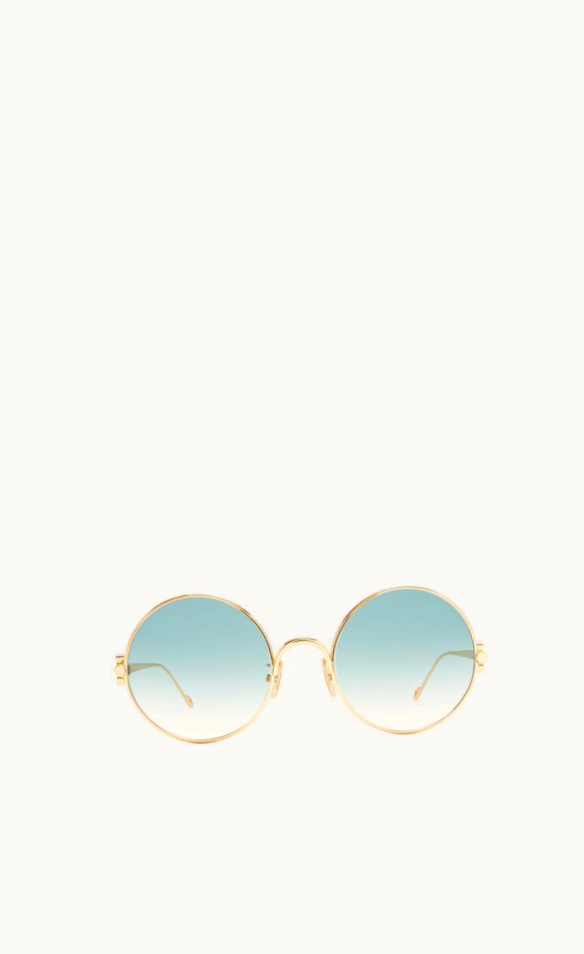 Loewe Anagram Round Sunglasses In Acetate And Metal UZ0130234