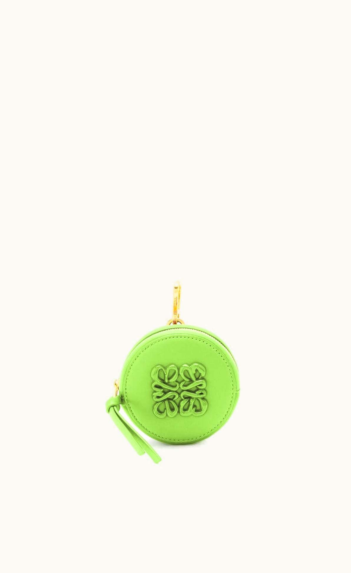 Loewe Inflated Anagram Cookie Charm In Silk Calfskin UZ0130242