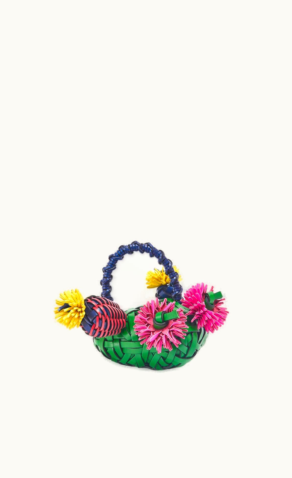 Loewe Cactus Doorstop In Stone And Calfskin