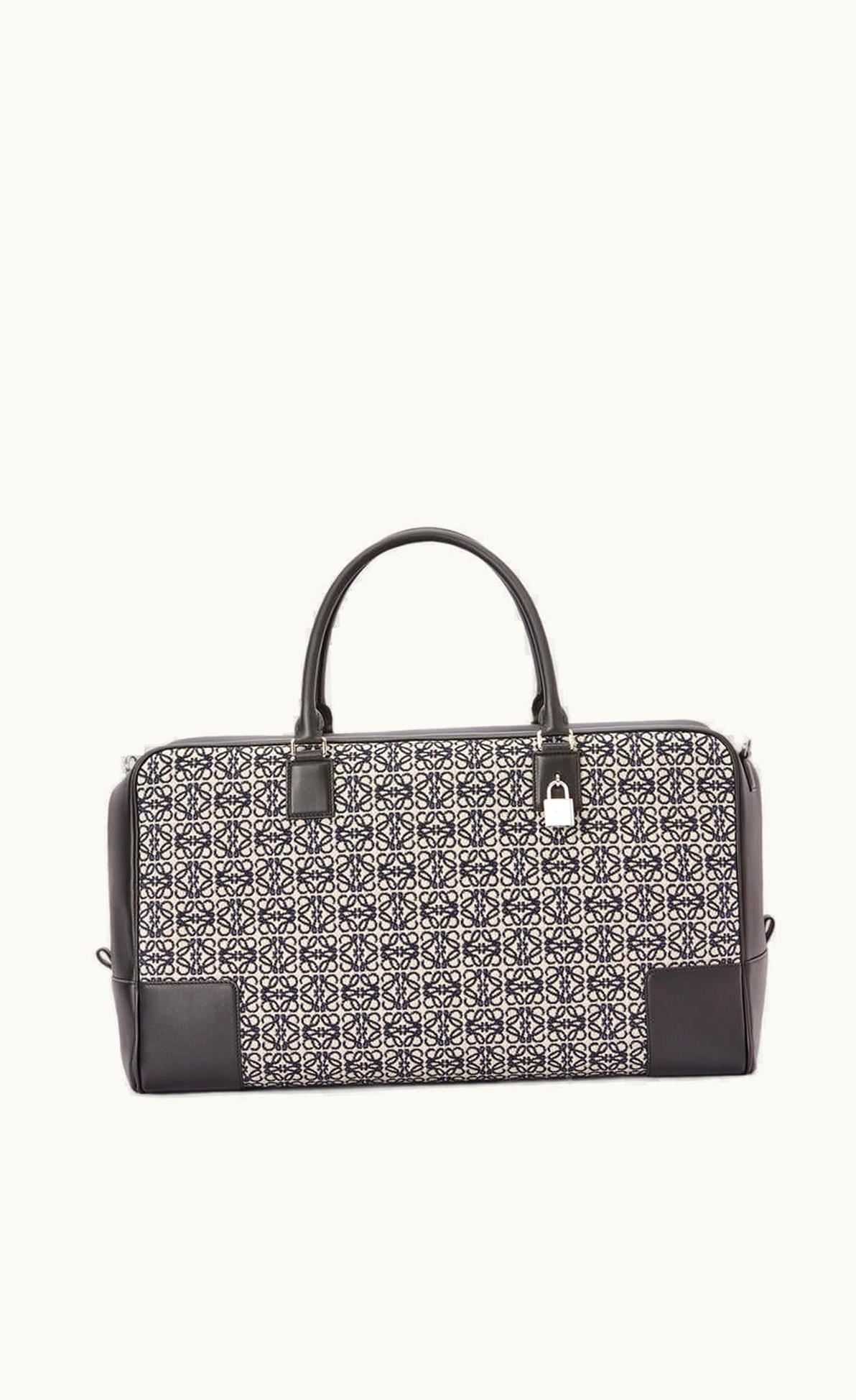 Loewe Amazona 44 Bag In Anagram Jacquard And Calfskin UZ0130308