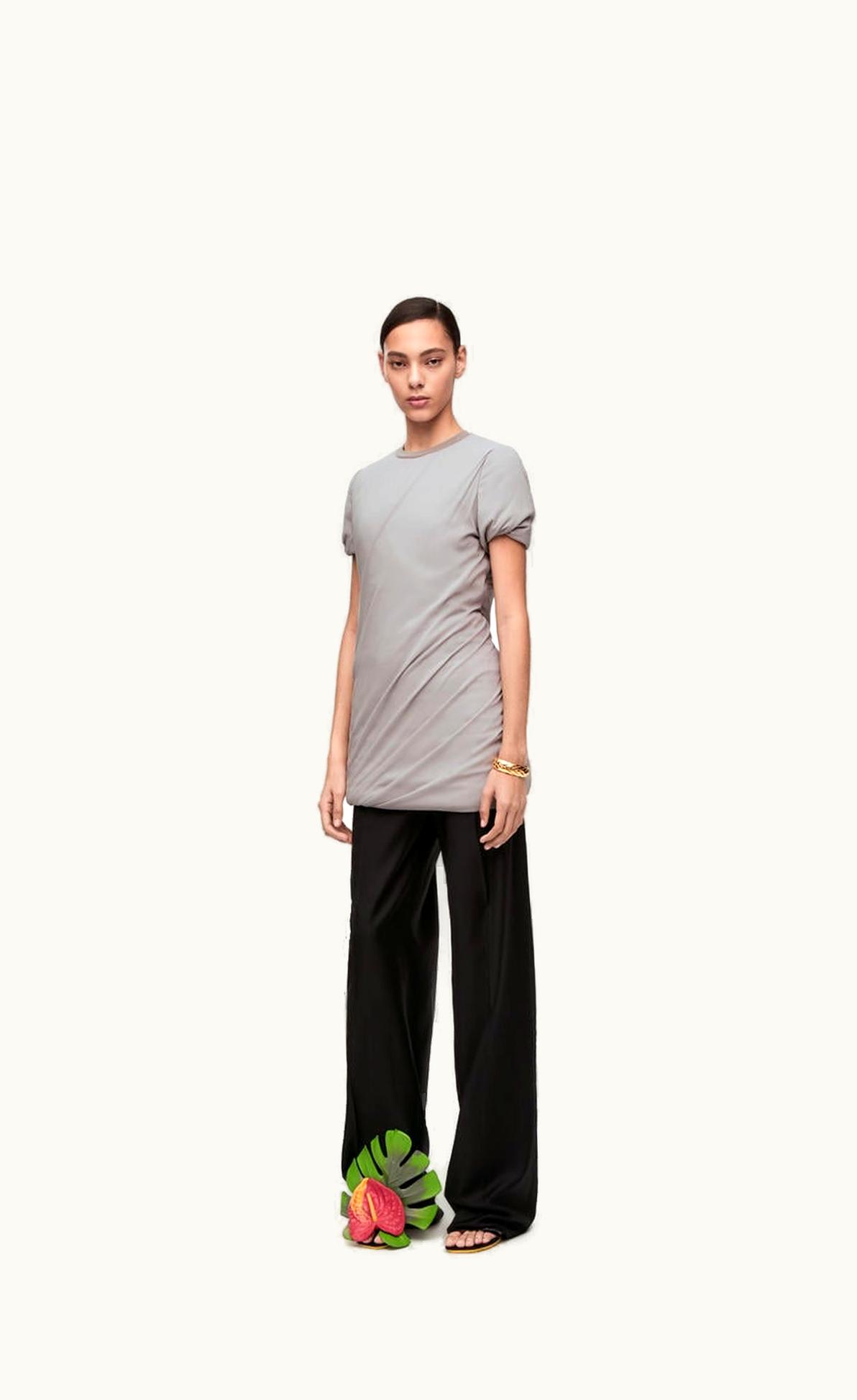 Loewe Padded Mini Dress In Stretch Silk Chiffon UZ0130332