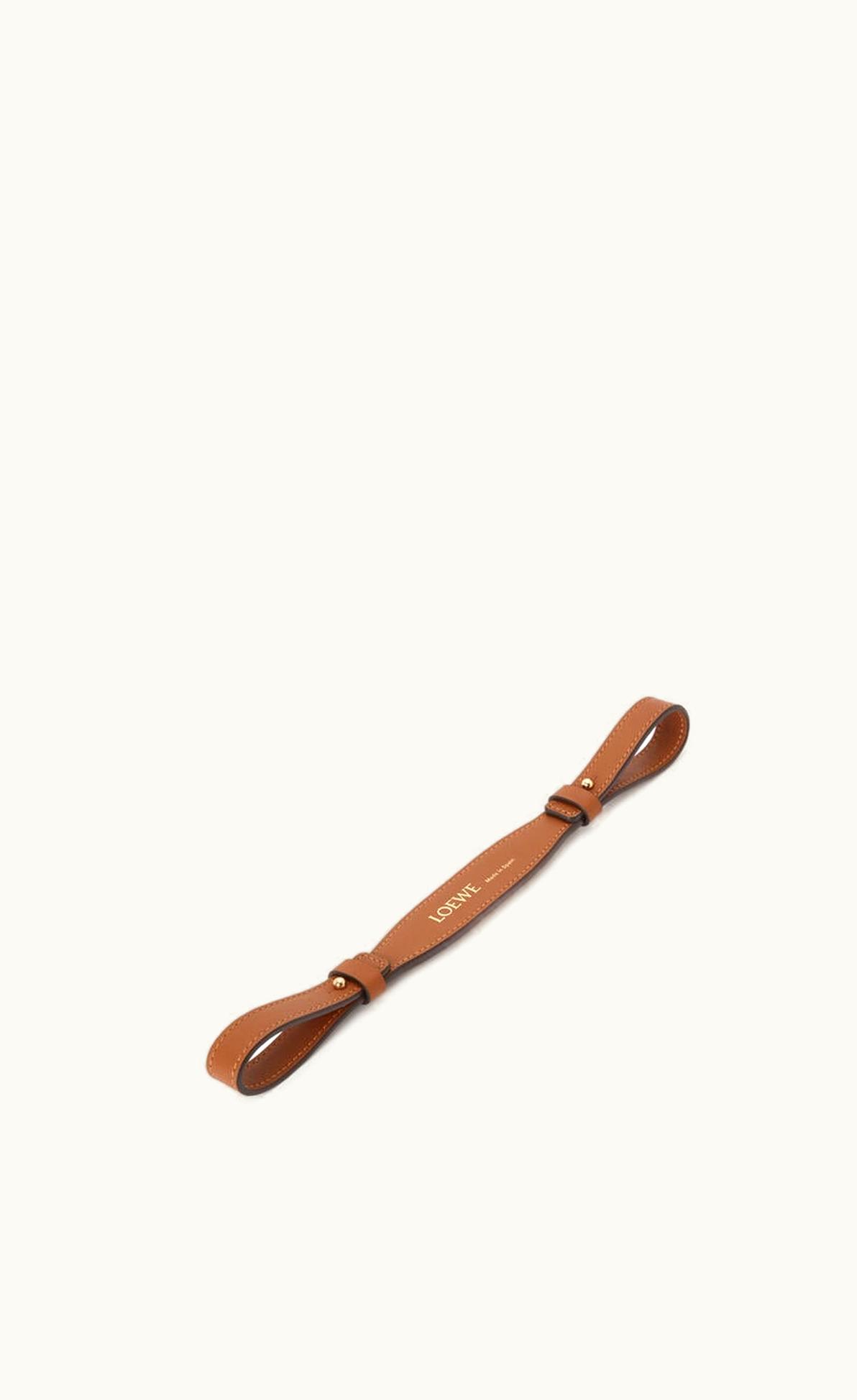 Loewe Branded Short Strap In Classic Calfskin UZ0130351