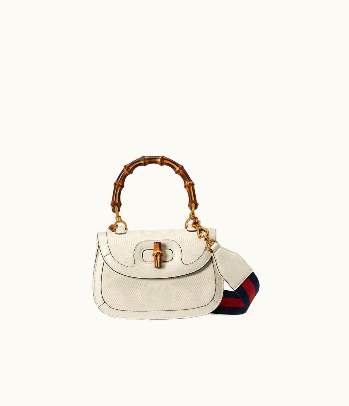 Gucci Bamboo 1947 Jumbo GG Small Bag