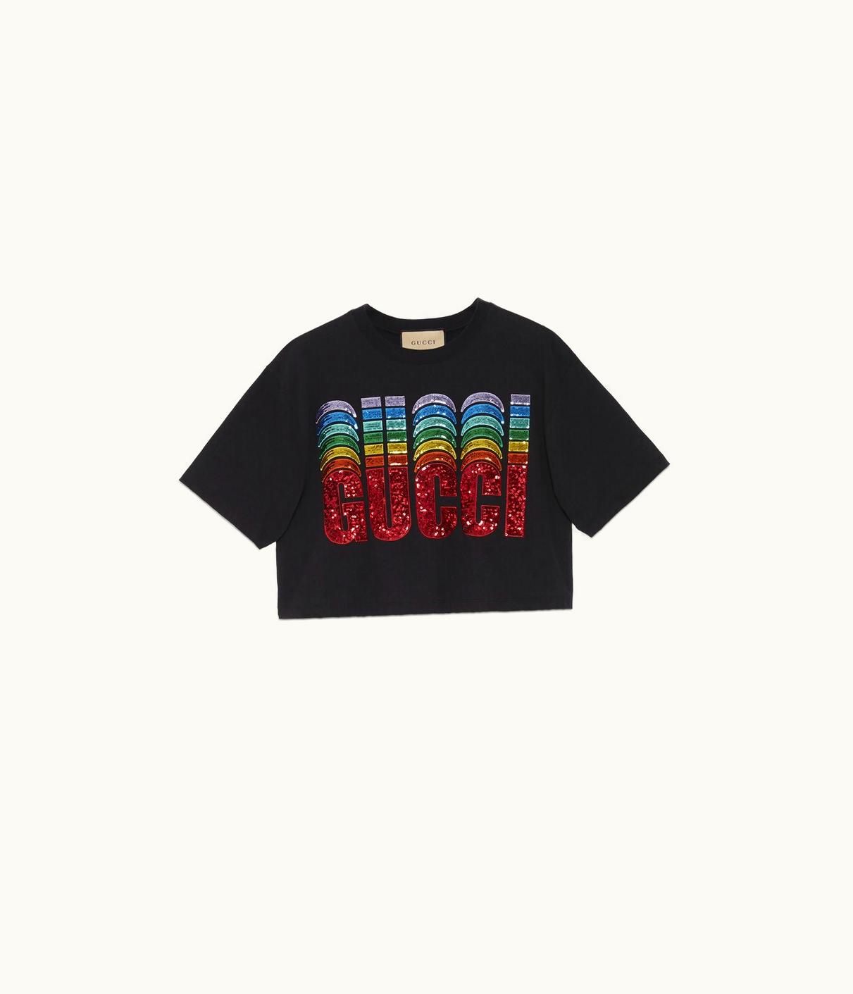 Gucci Cotton T-Shirt With Gucci Embroidery UZ0135143