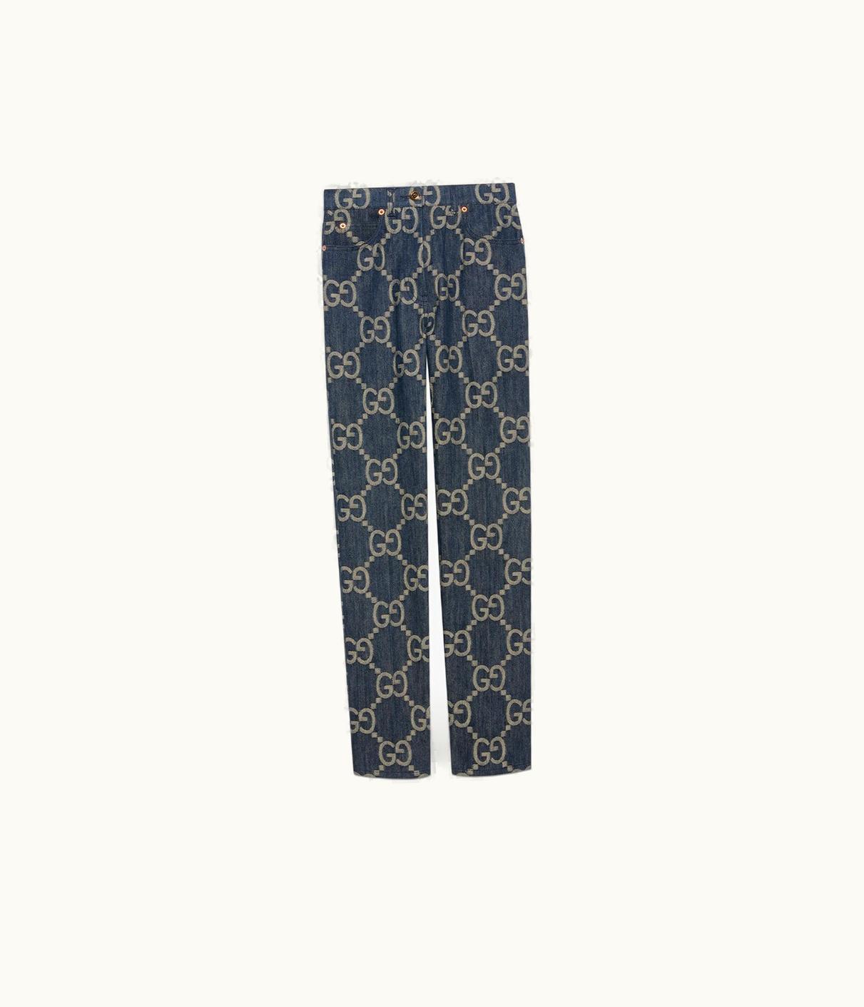 Gucci Jumbo GG Denim Pants