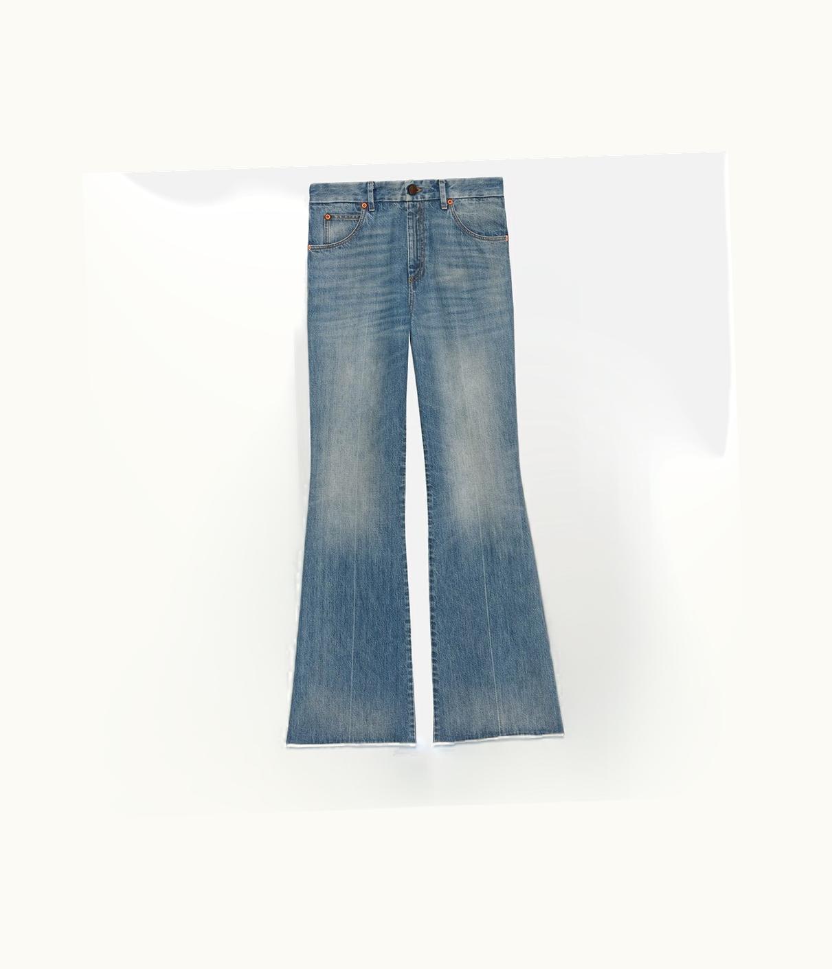Gucci Washed Organic Denim Pant
