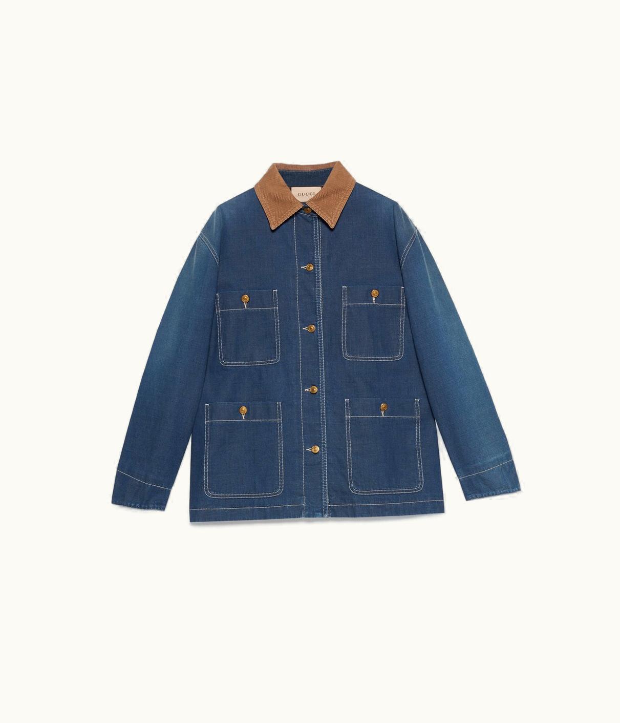 Gucci Denim Longline Jacket