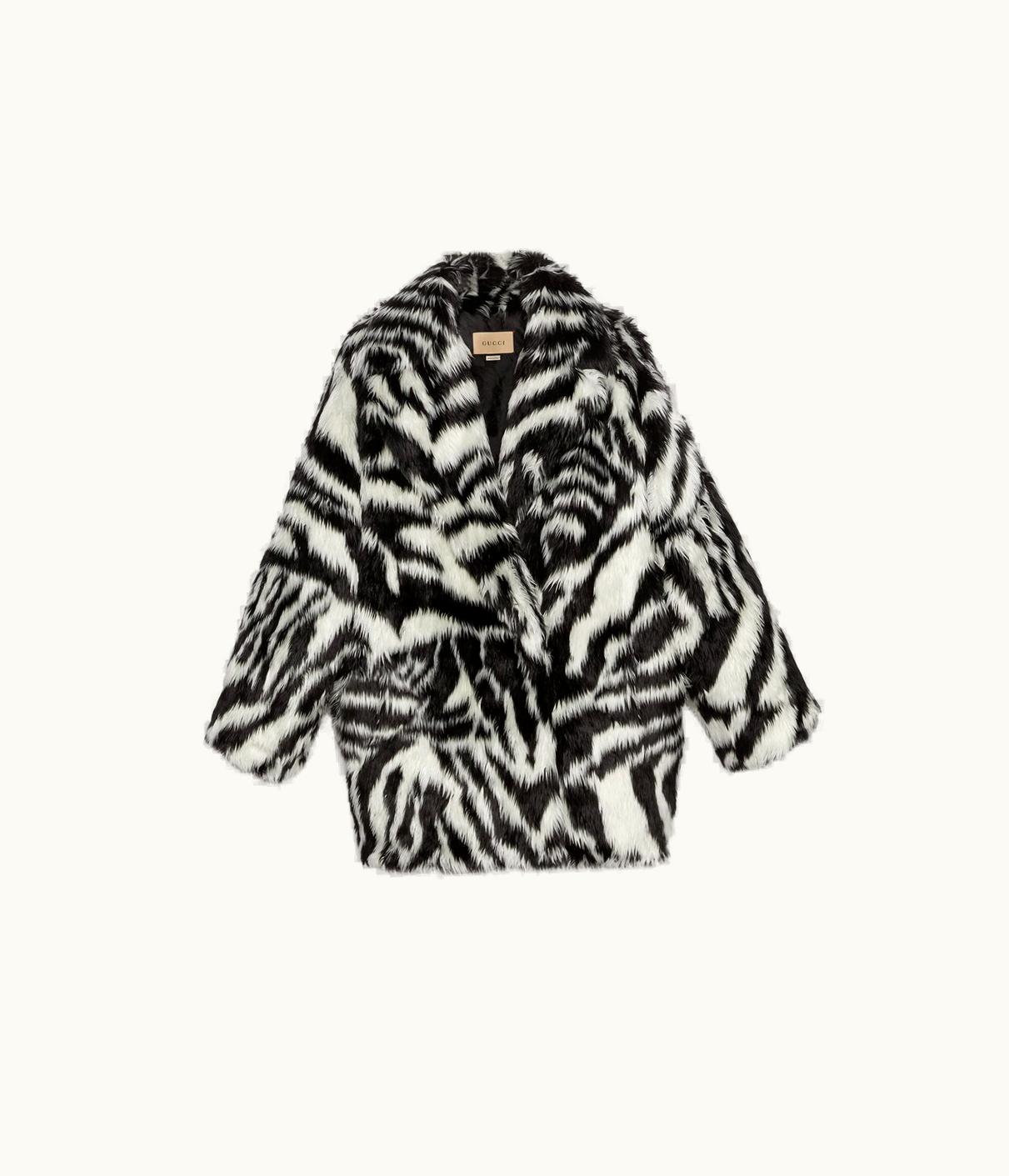 Gucci Zebra Motif Coat