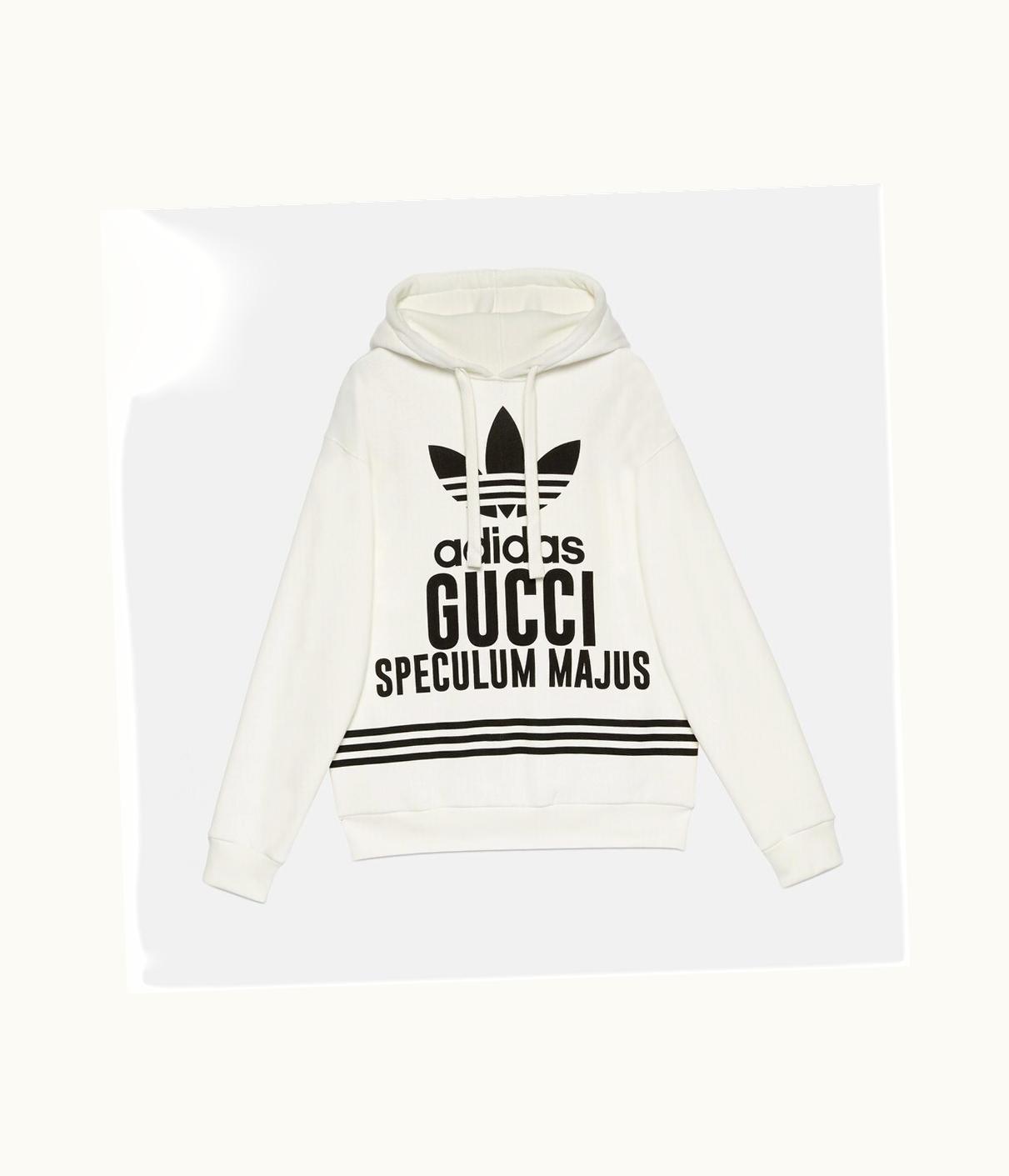 Gucci Adidas X Gucci Hooded Cotton Sweatshirt