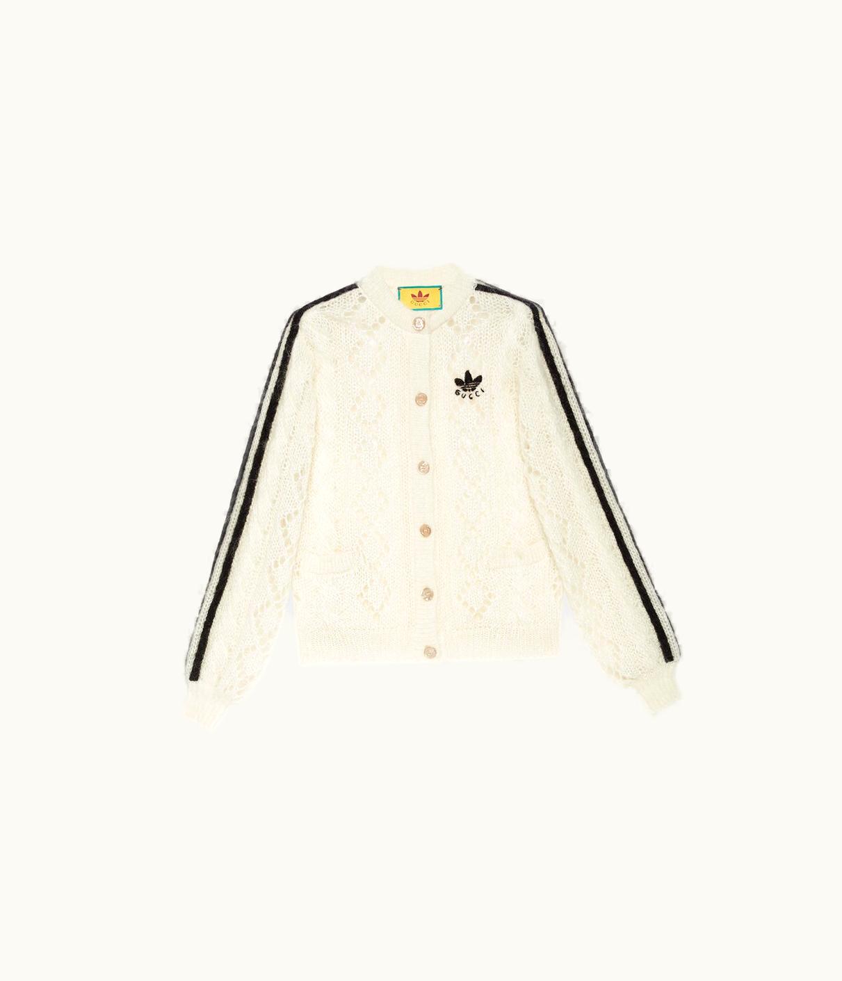 Gucci Adidas X Gucci Mohair Knit Cardigan