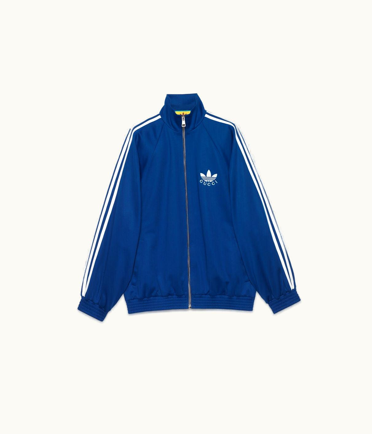 Gucci Adidas X Gucci Cotton Jersey Zip Jacket UZ0135366