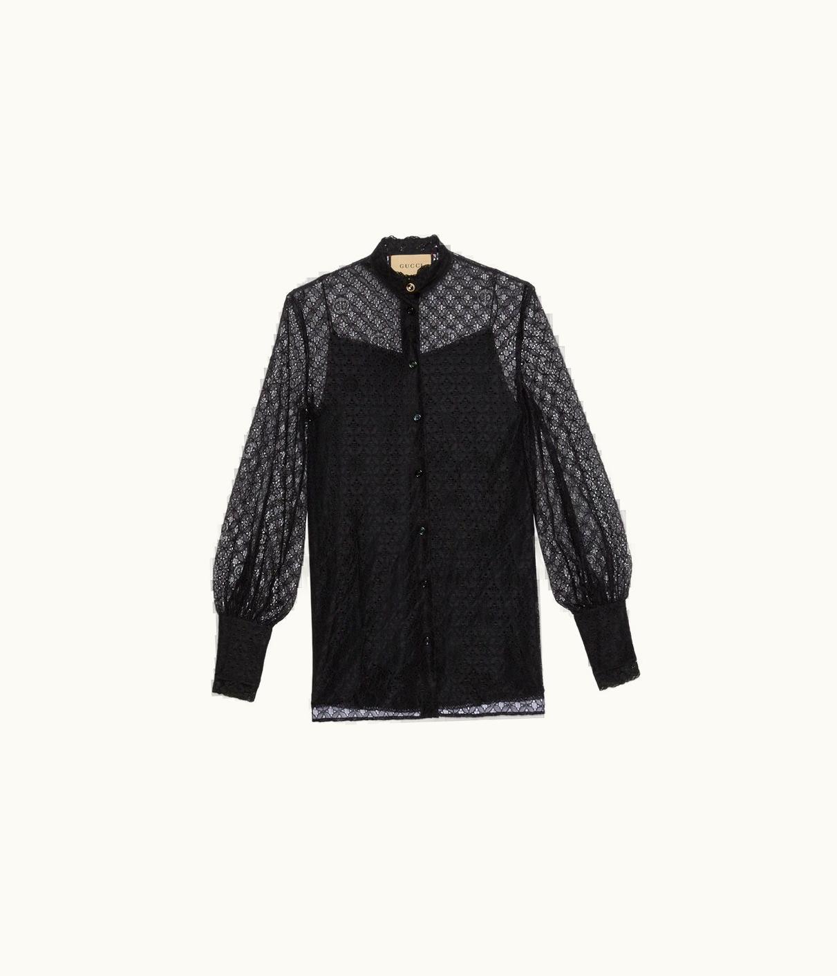 Gucci GG Geometric Lace Shirt